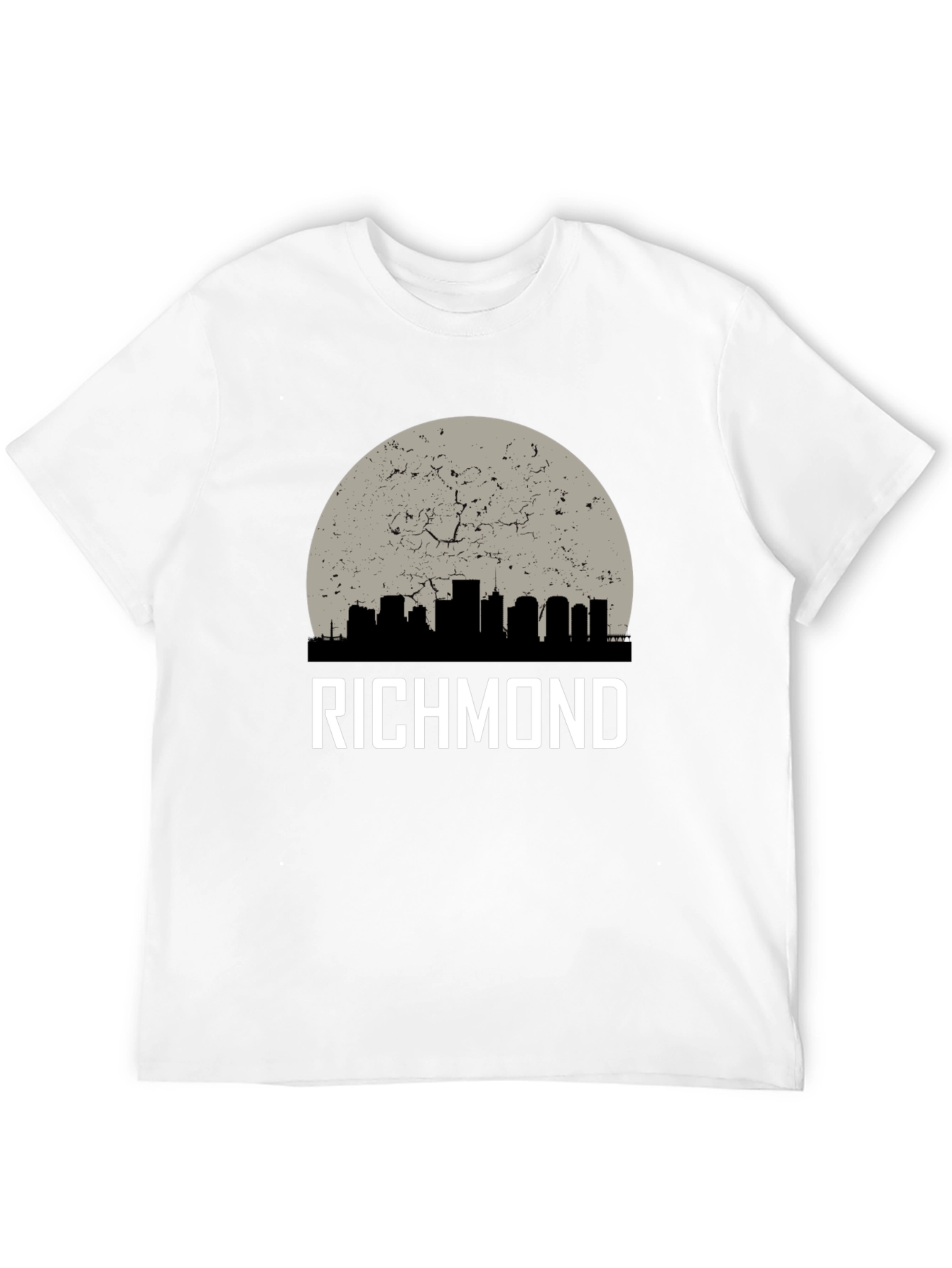 Richmond Skyline Graphic Print Crew Neck T-Shirt