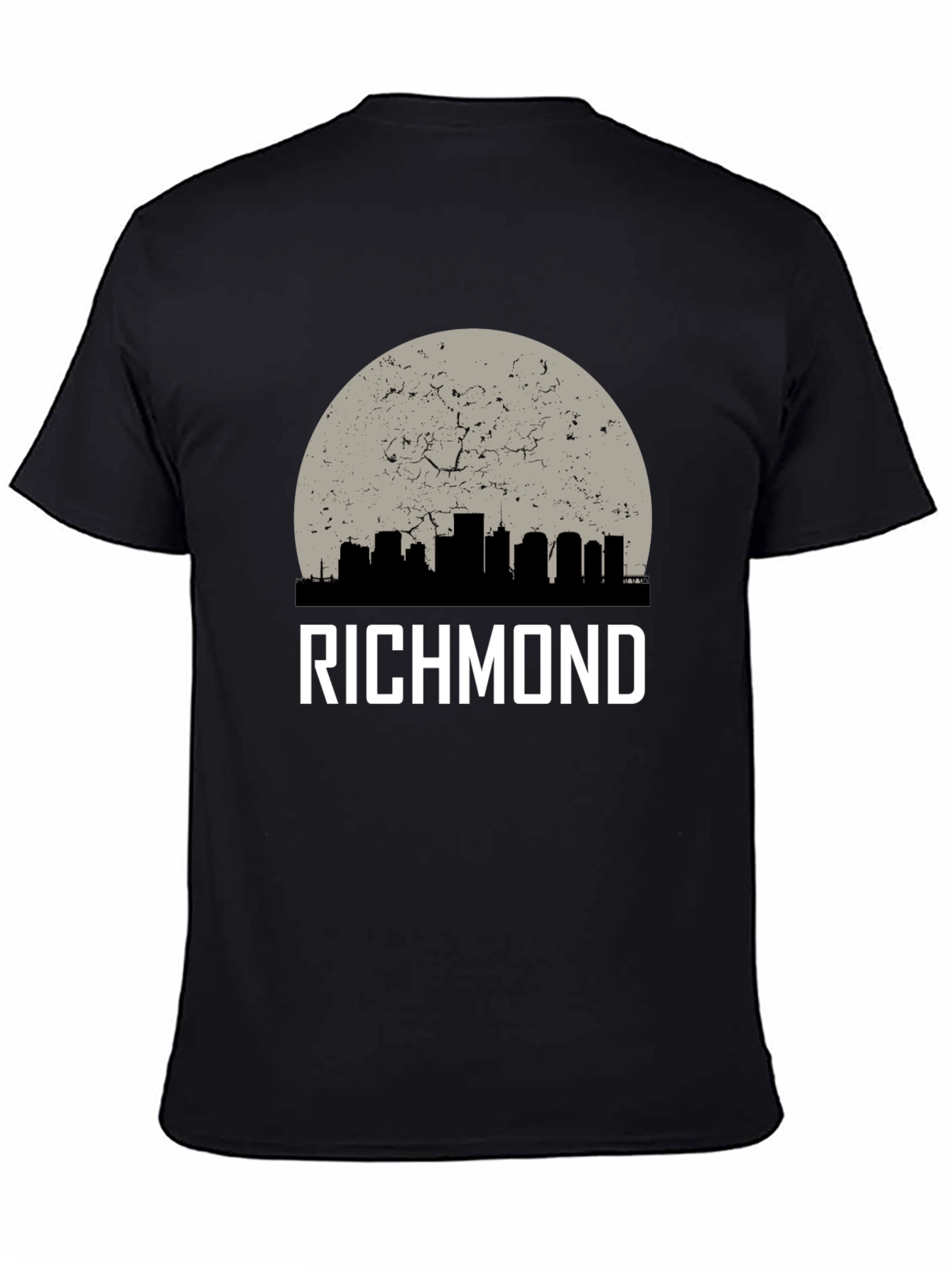 Richmond Skyline Graphic Print Crew Neck T-Shirt