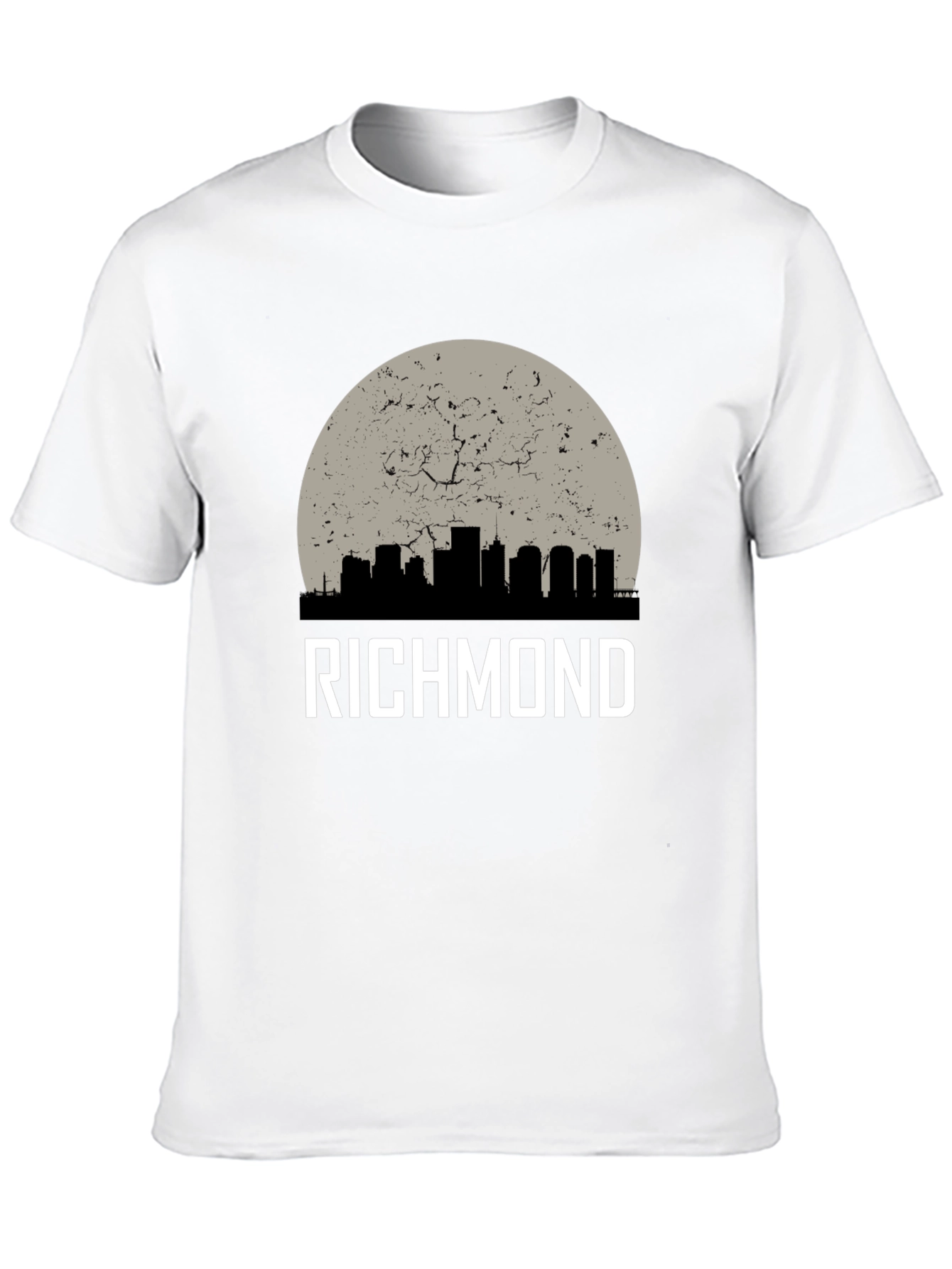 Richmond Skyline Graphic Print Crew Neck T-Shirt