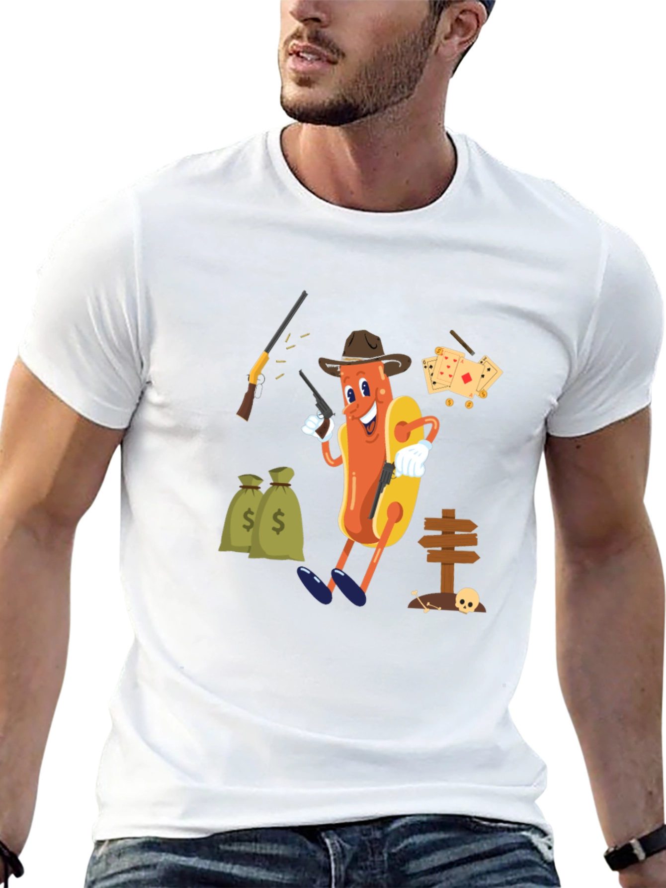 Wild West Hotdog T-Shirt