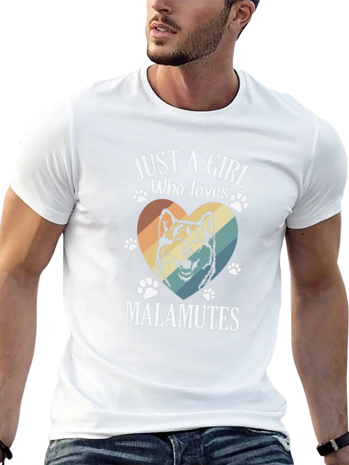 Just A Girl Who Loves Malamutes T-Shirt