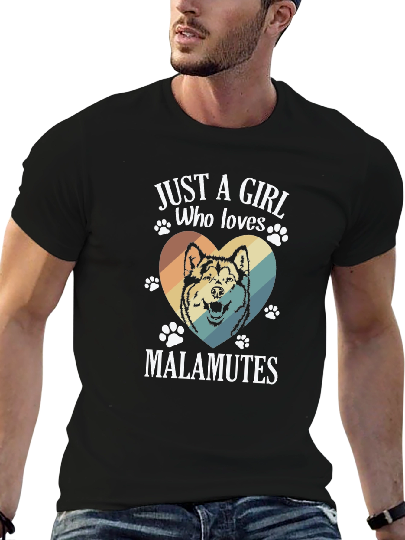 Just A Girl Who Loves Malamutes T-Shirt
