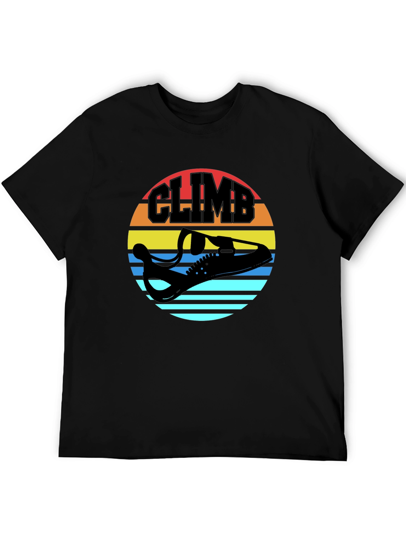 Climb Graphic Tee - Retro Style Climbing Shirt