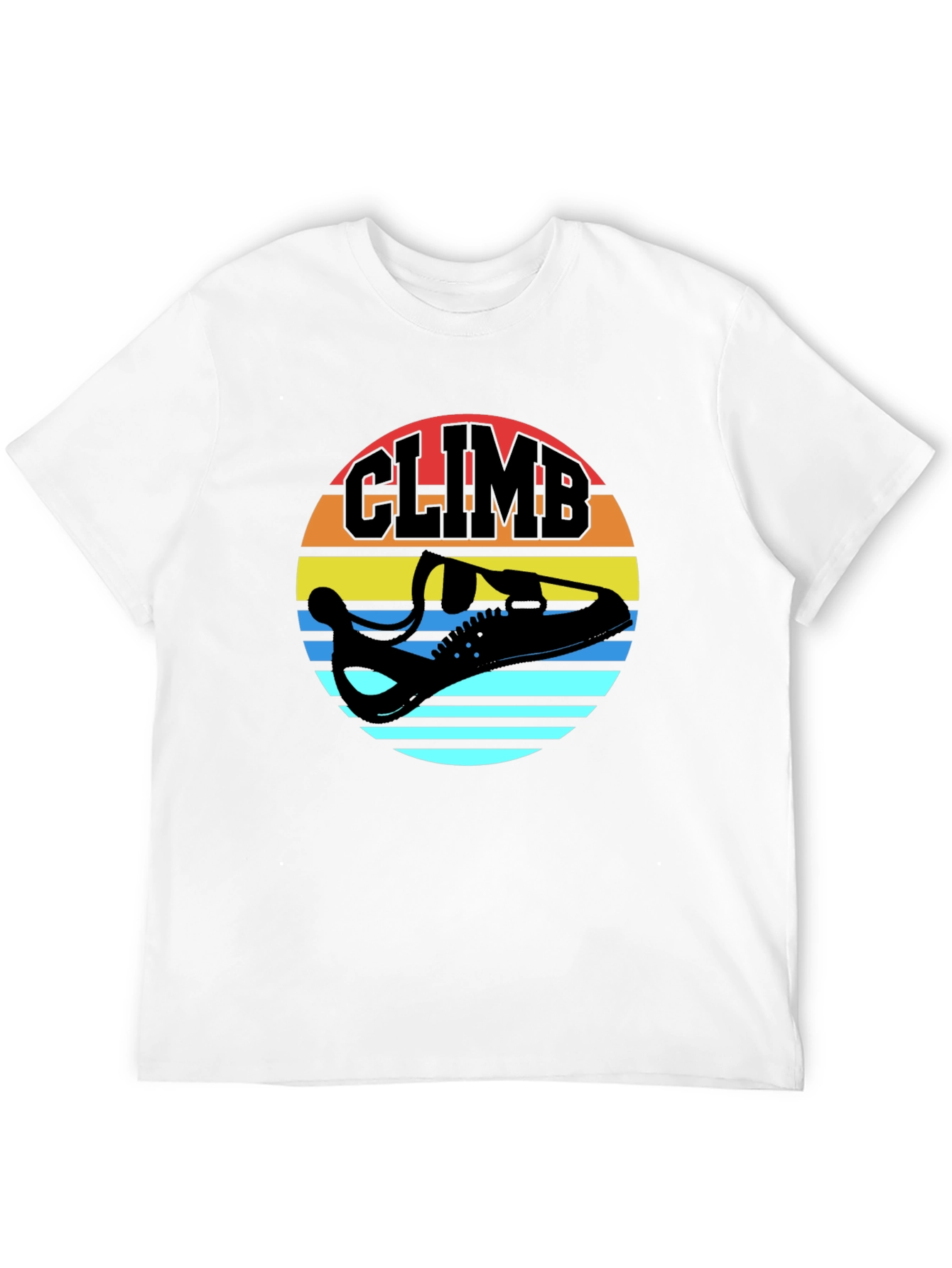 Climb Graphic Tee - Retro Style Climbing Shirt