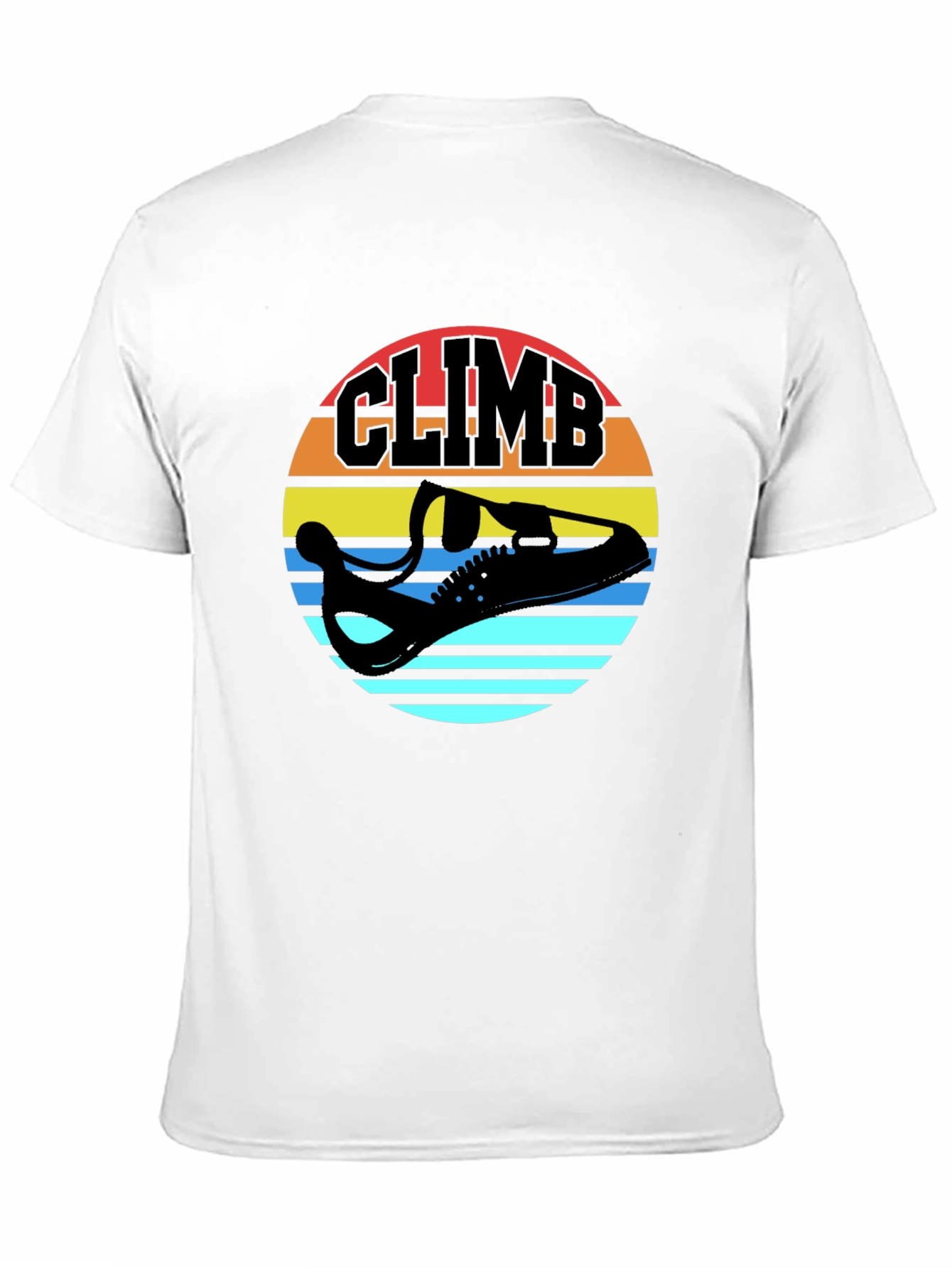 Climb Graphic Tee - Retro Style Climbing Shirt