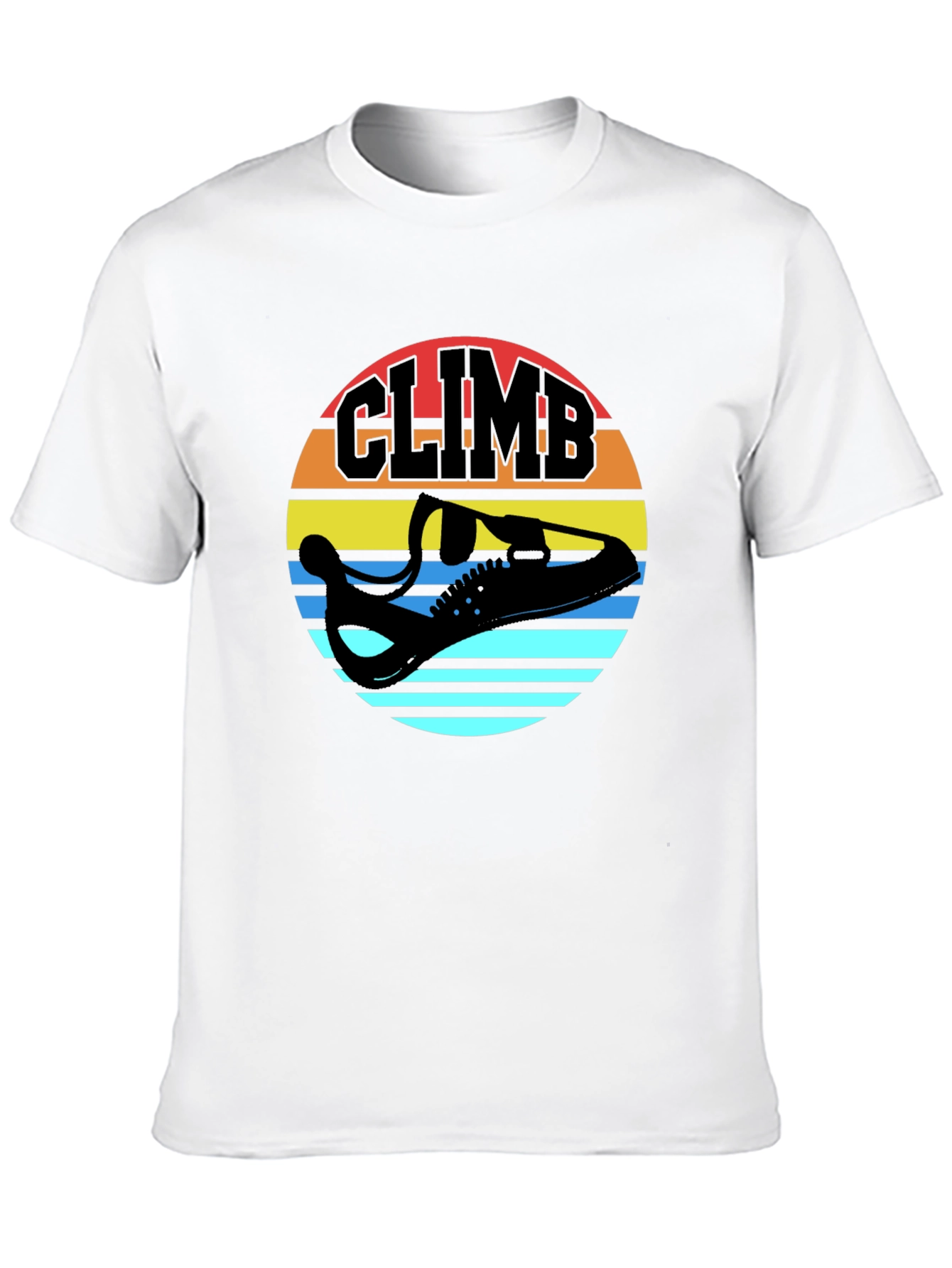 Climb Graphic Tee - Retro Style Climbing Shirt
