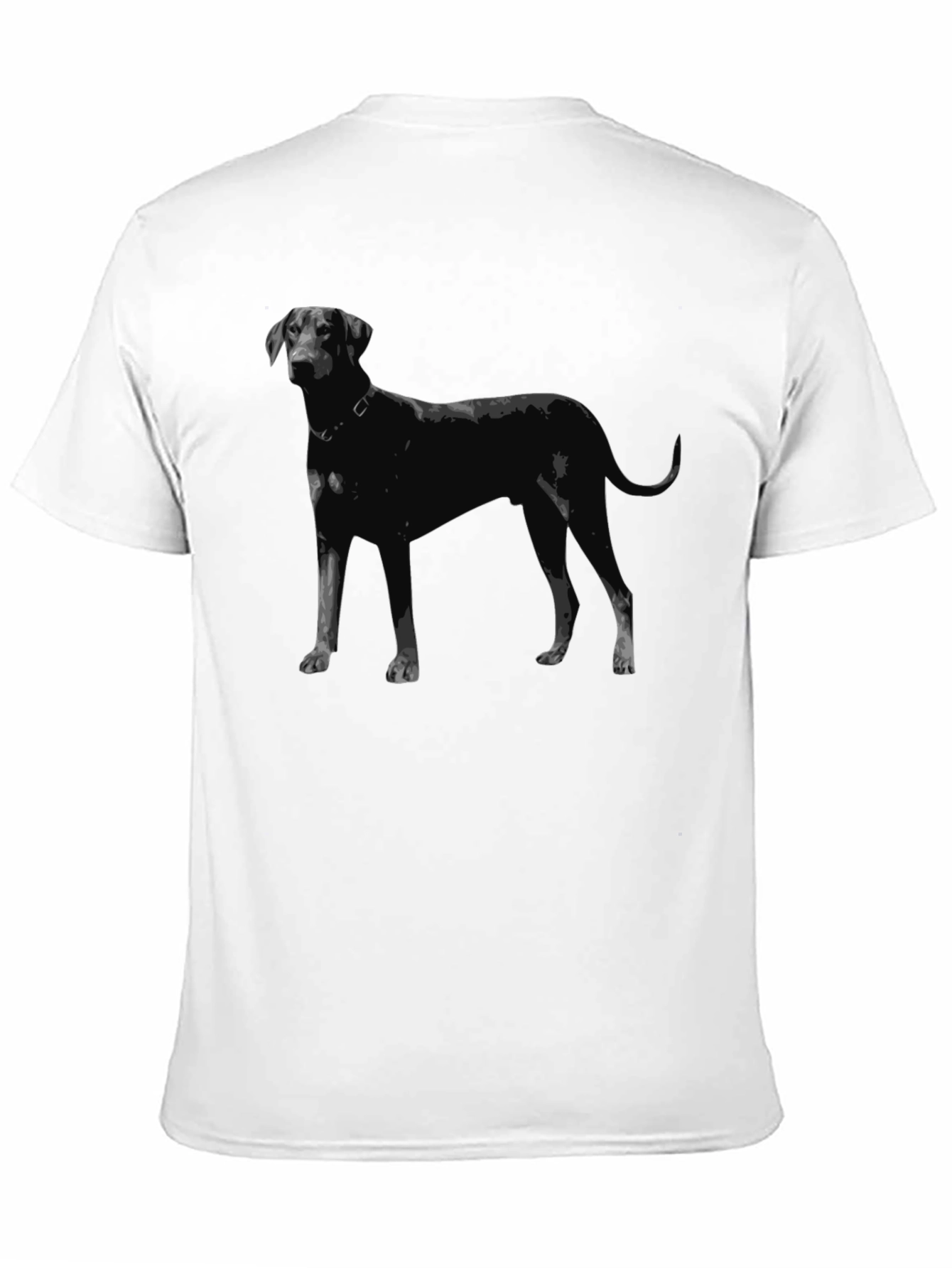 Dog Graphic Black T-Shirt