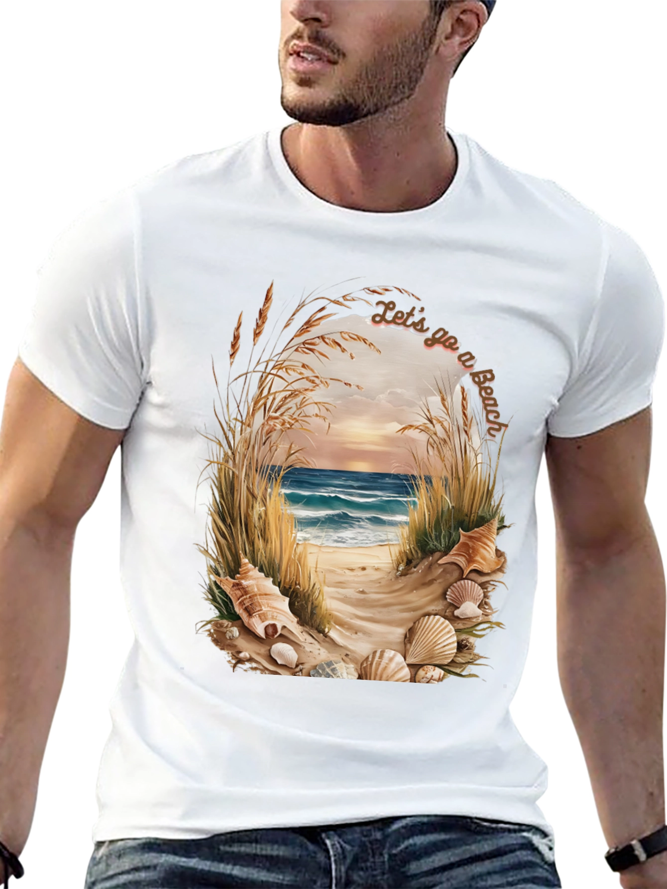 Beach Vibes T-Shirt: Lets go to Beach