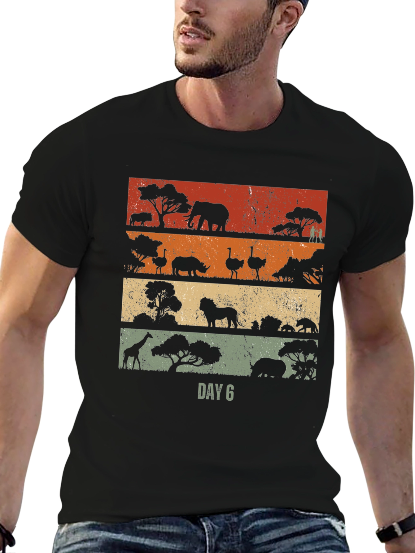 Retro Safari T-Shirt - Day 6 Africa Adventure