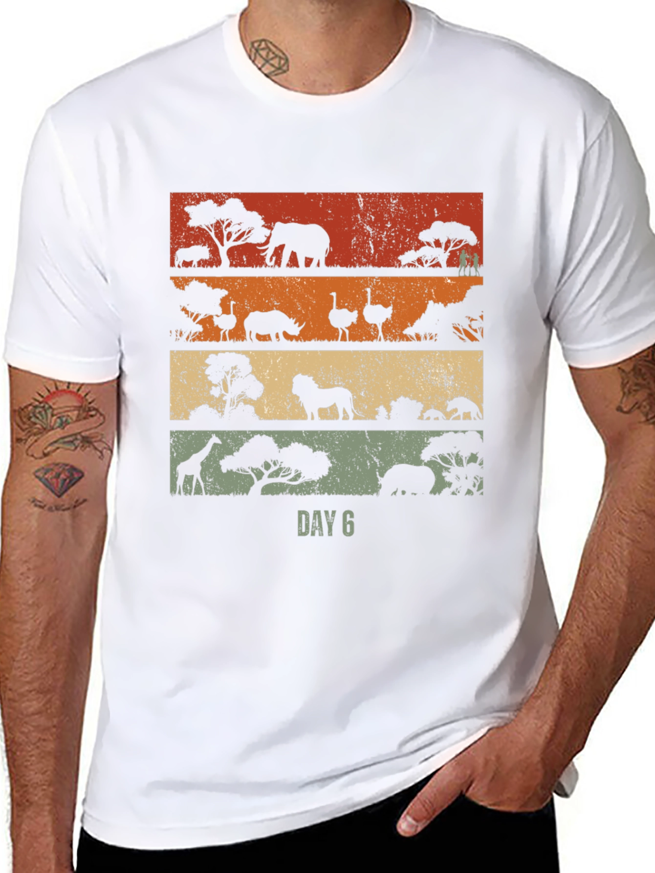 Retro Safari T-Shirt - Day 6 Africa Adventure