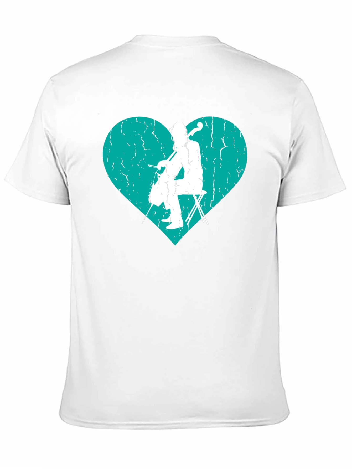 Cello Heart Graphic Tee - Musicians T-Shirt