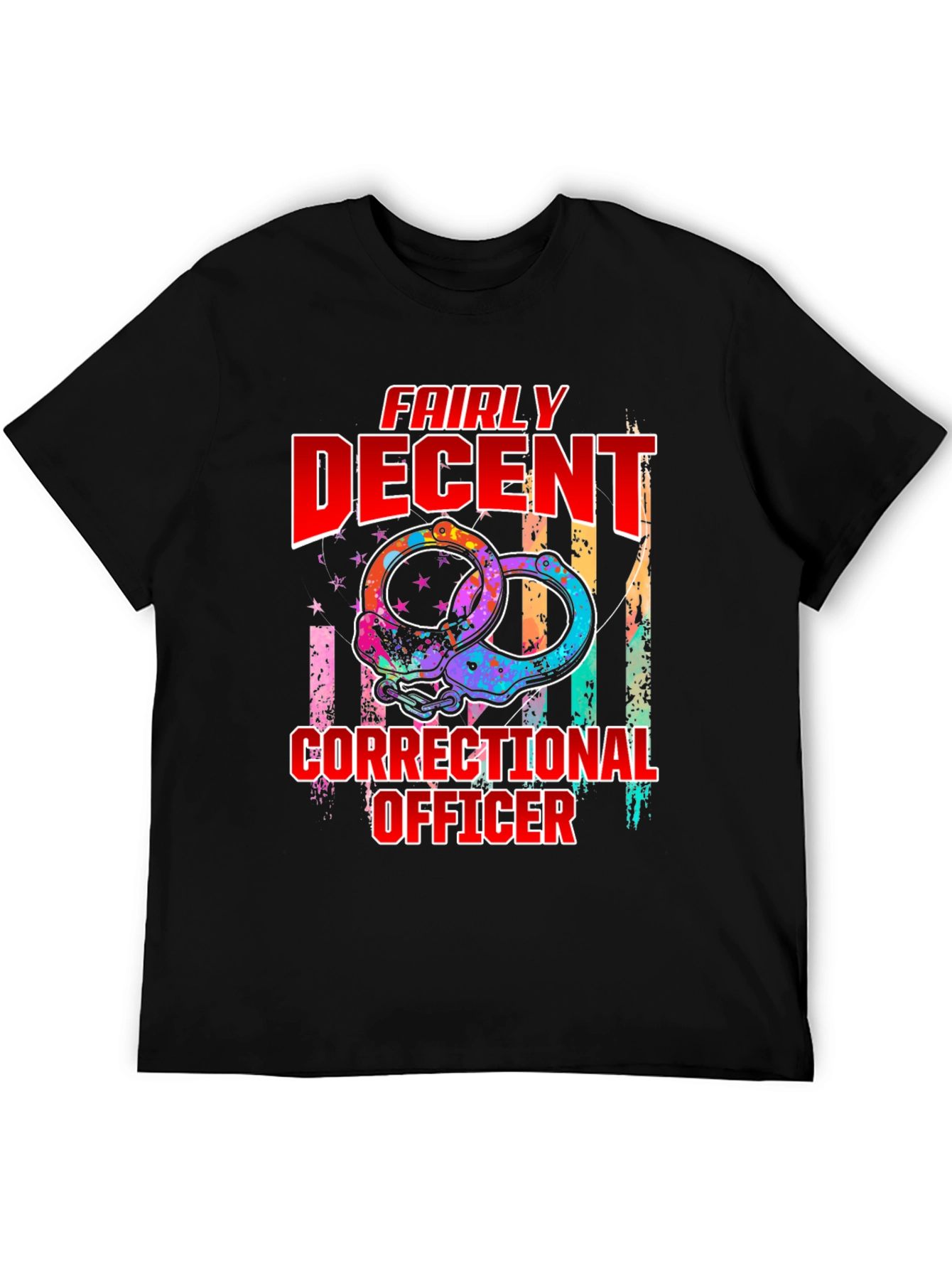 Fairly Decent Correctional Officer Graphic T-Shirt