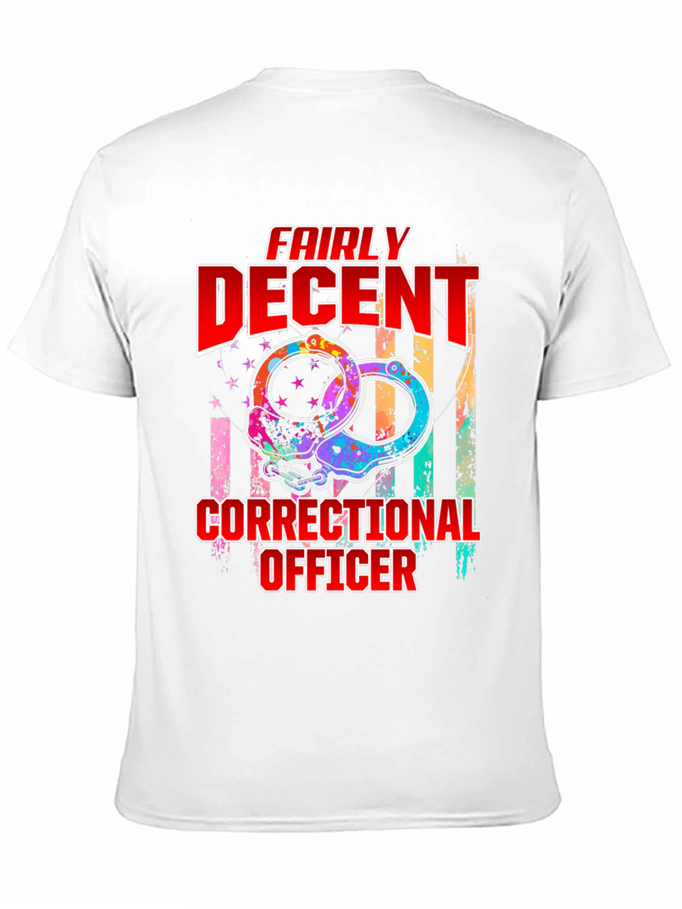 Fairly Decent Correctional Officer Graphic T-Shirt