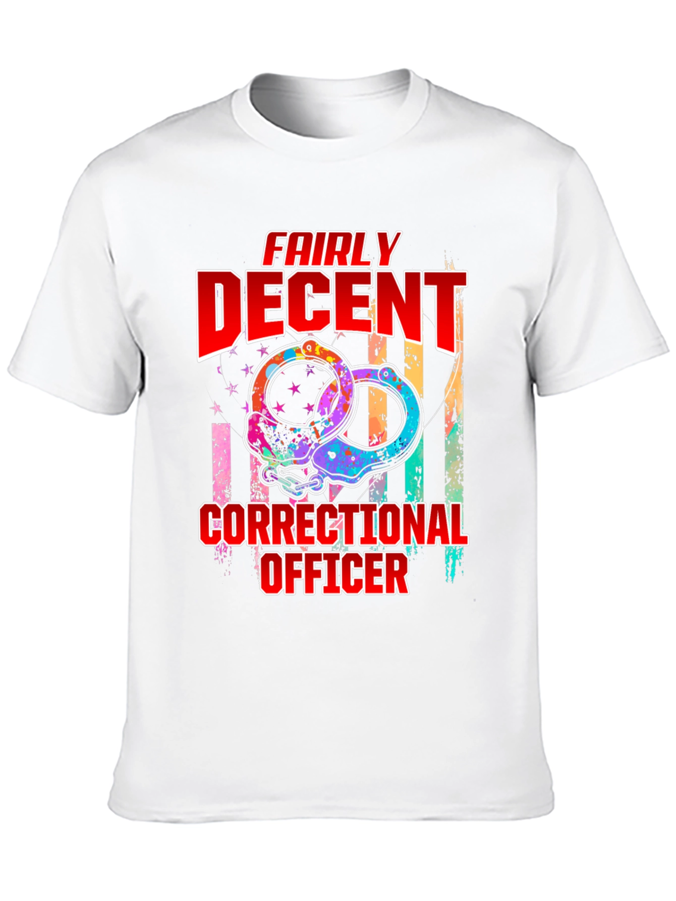 Fairly Decent Correctional Officer Graphic T-Shirt