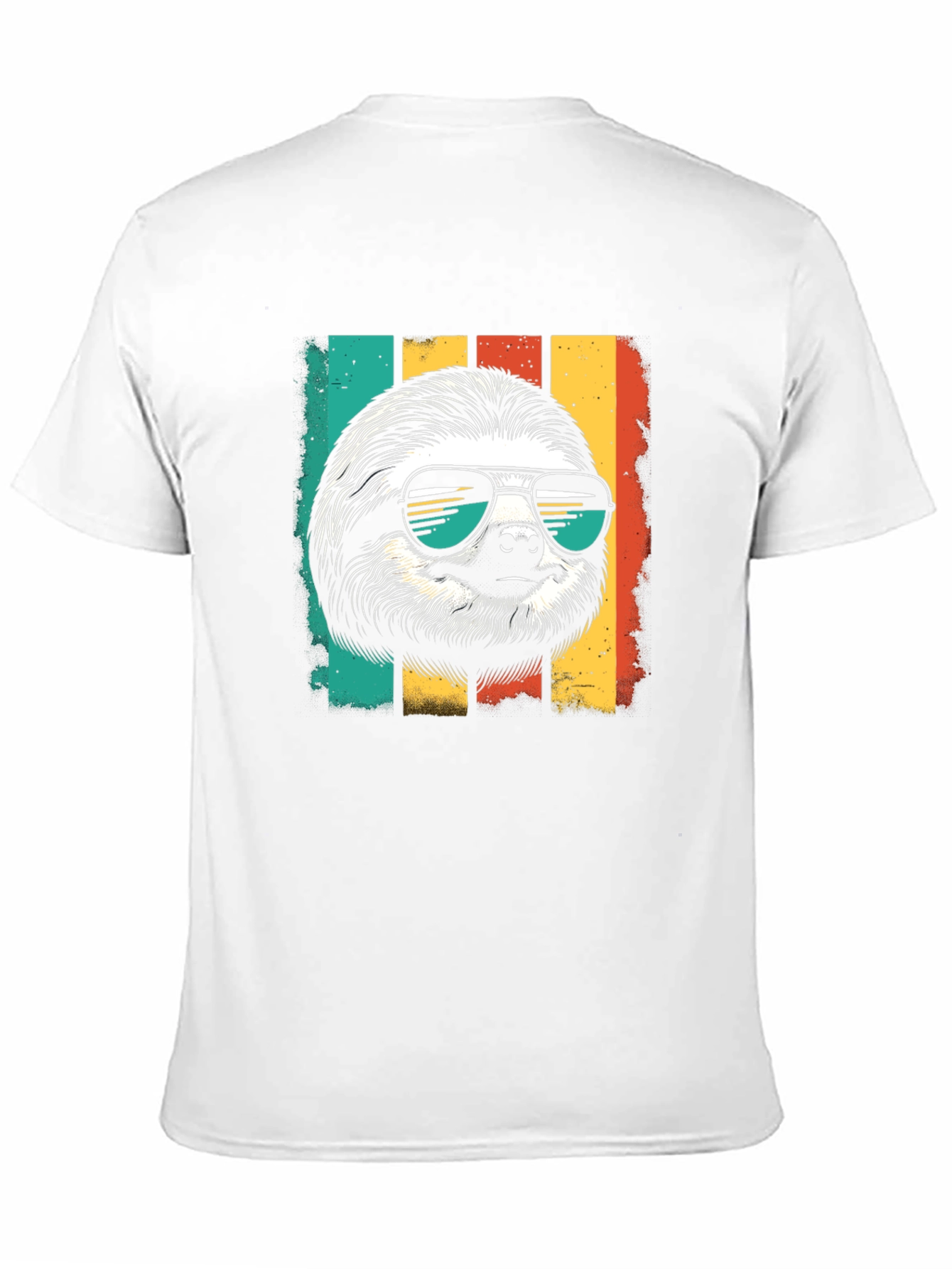 Cool Sloth Retro Style T-Shirt - Chill Vibes