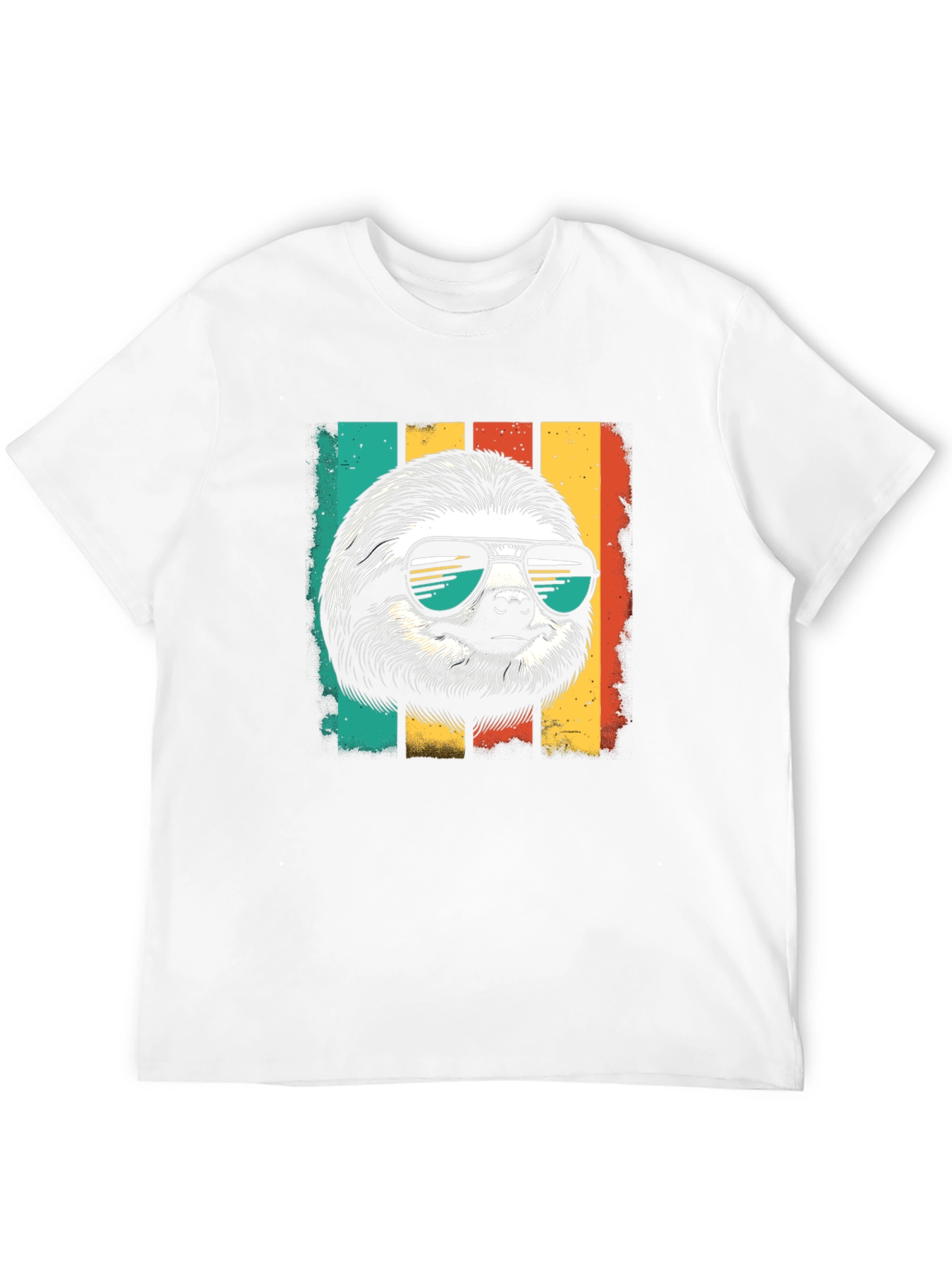 Cool Sloth Retro Style T-Shirt - Chill Vibes