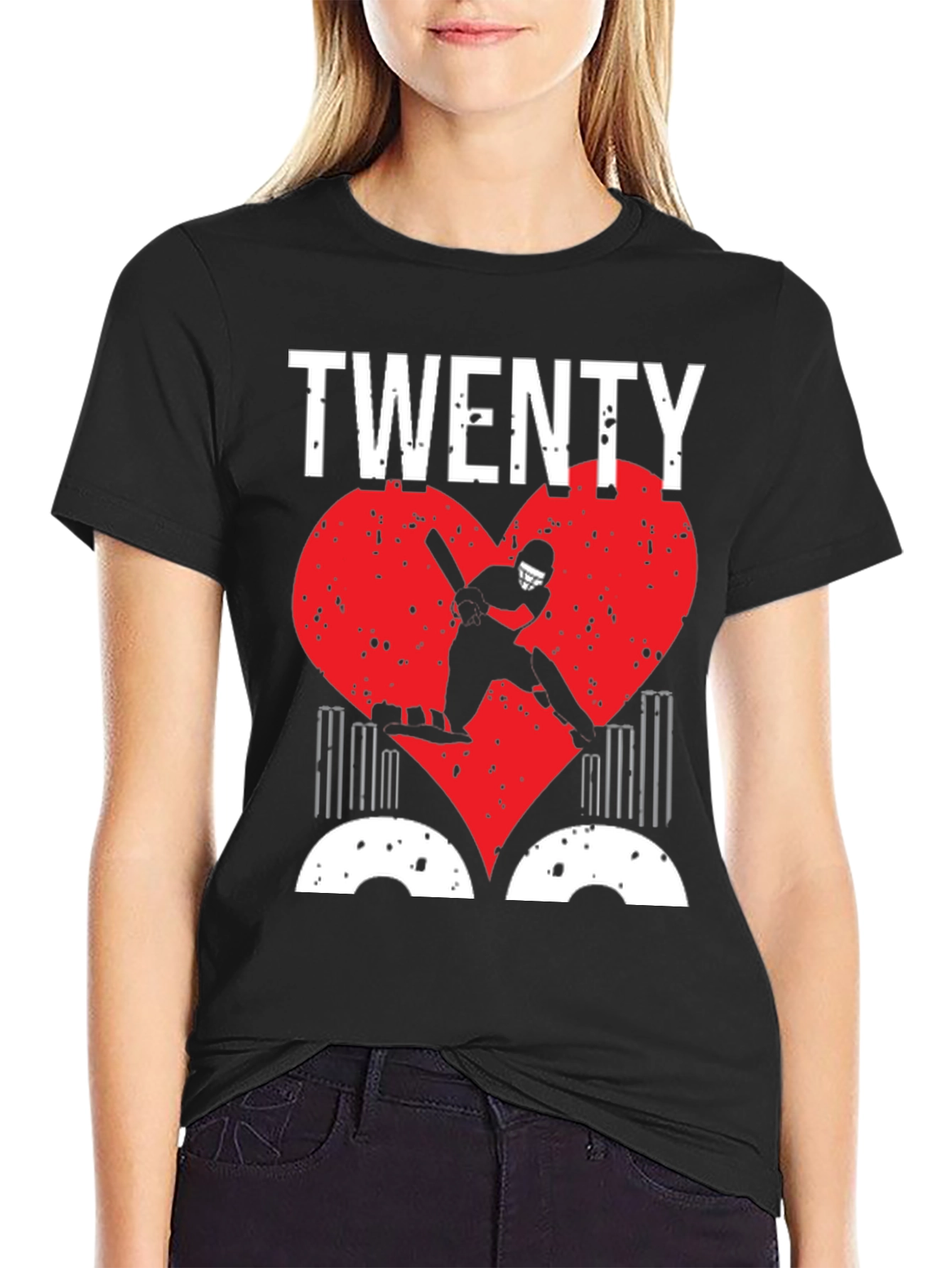 Twenty Cricket Player T-Shirt