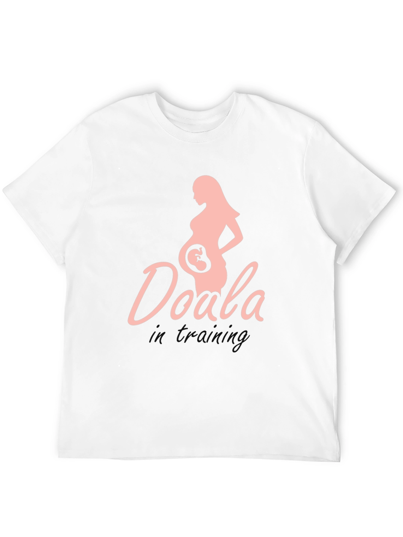 Doula in Training T-Shirt Maternity Design Black