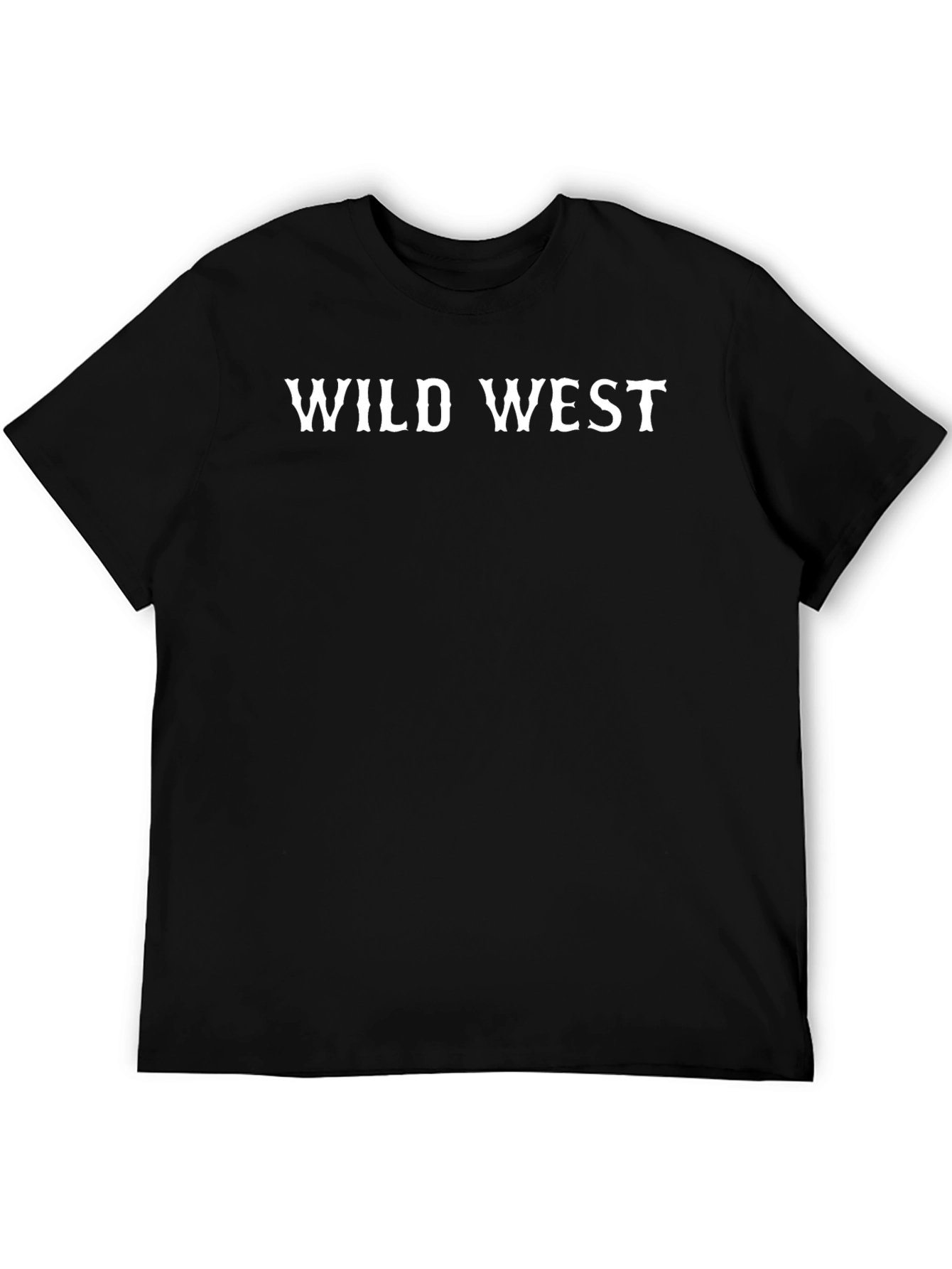 Wild West Black T-Shirt - Cowboy Western Style