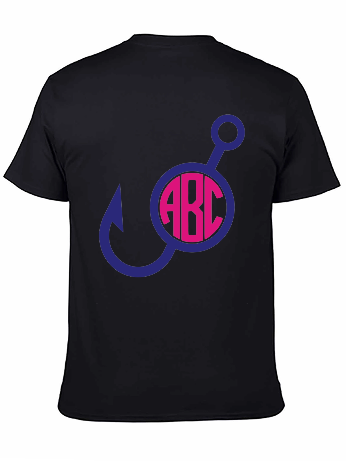 Fishing Hook Initial T-Shirt