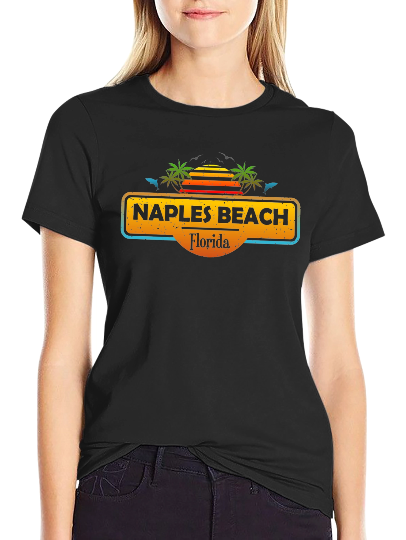 Naples Beach Florida Graphic T-Shirt