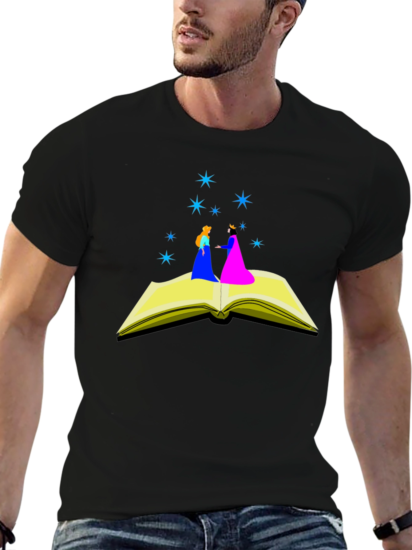 Enchanted Story Tee: Fairytale Book & Princess Design