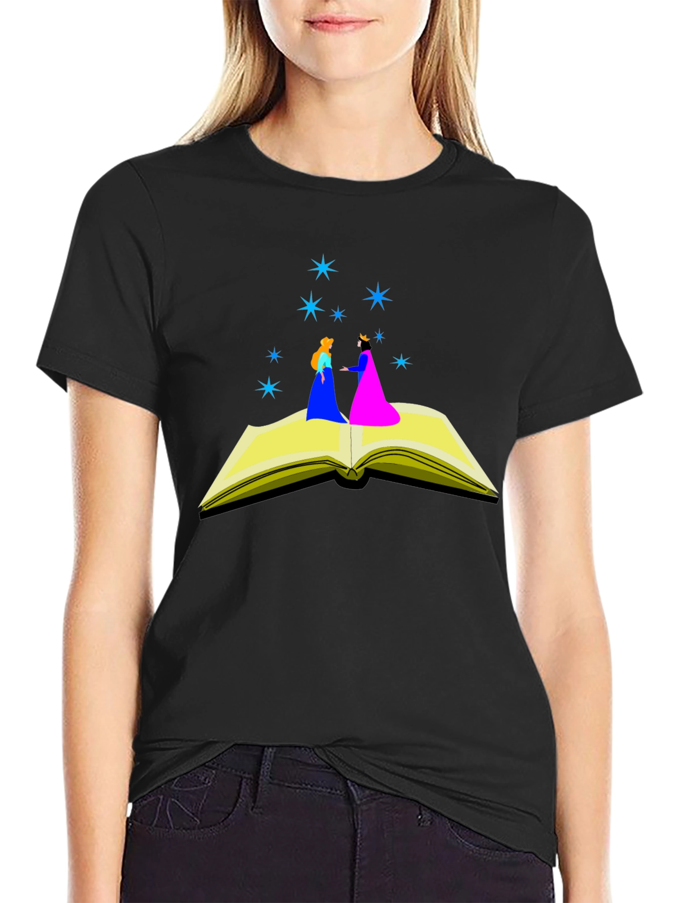 Enchanted Story Tee: Fairytale Book & Princess Design