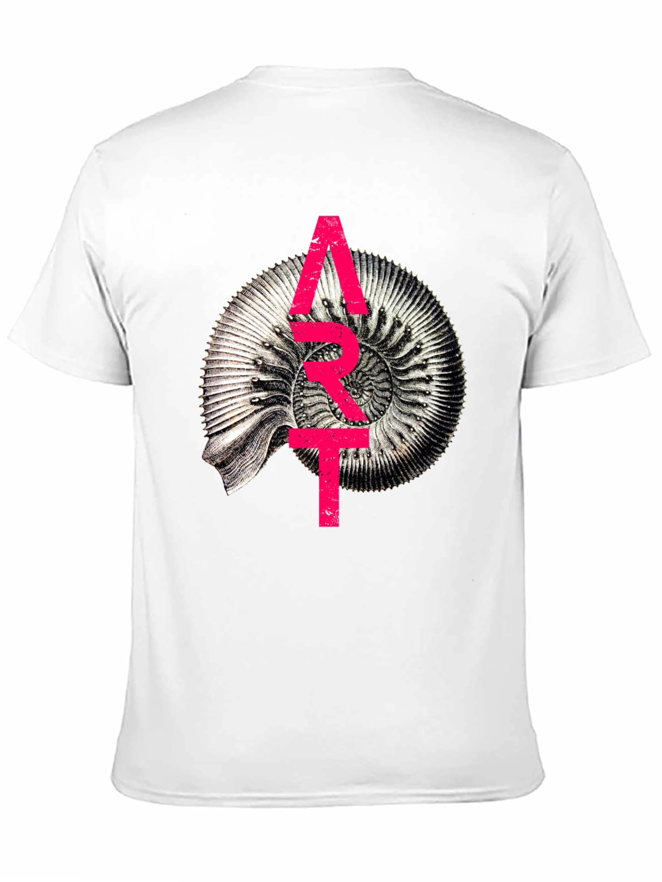 Abstract Fossil Graphic T-Shirt - Unique Design