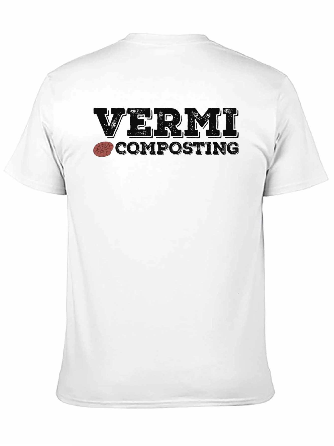 Vermicomposting Graphic T-Shirt - Black