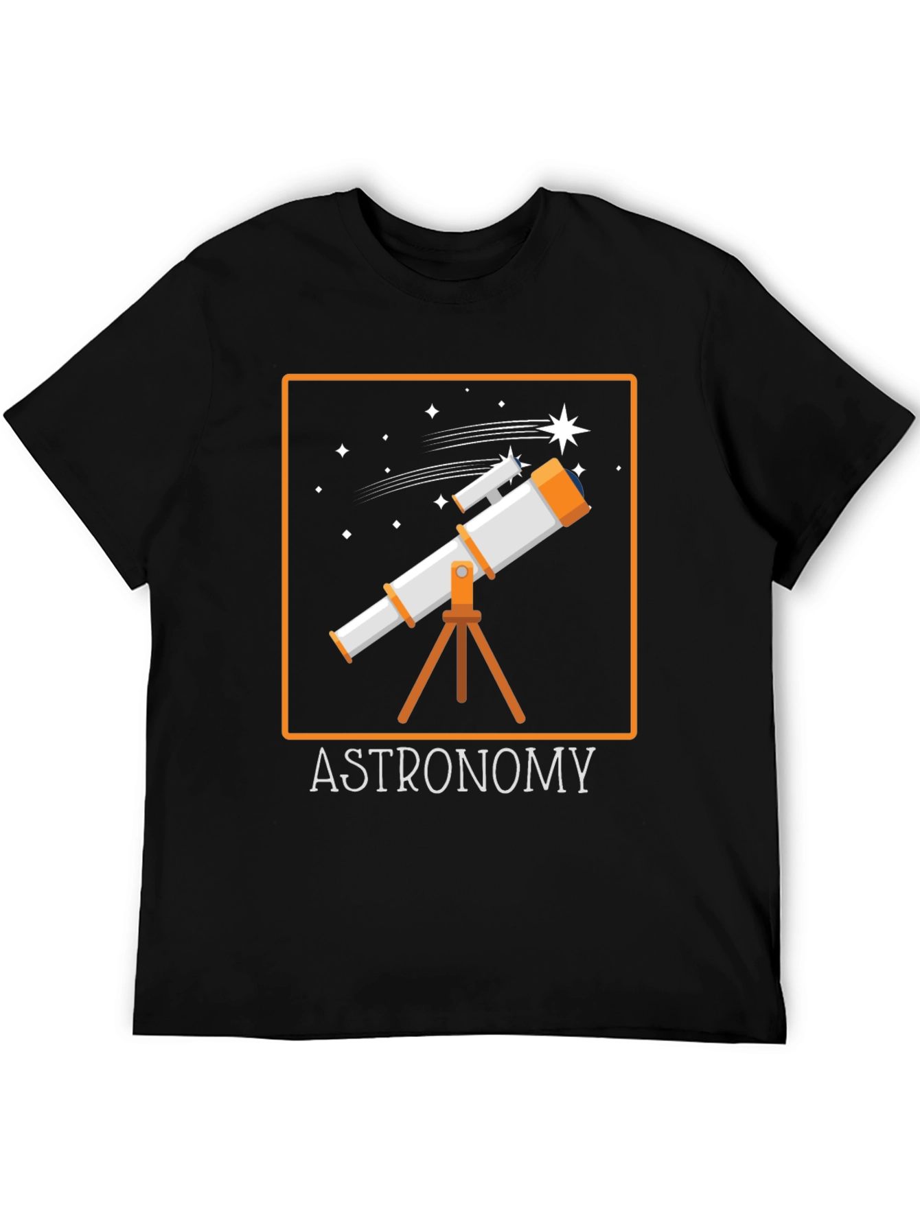 Astronomy Telescope Graphic T-Shirt