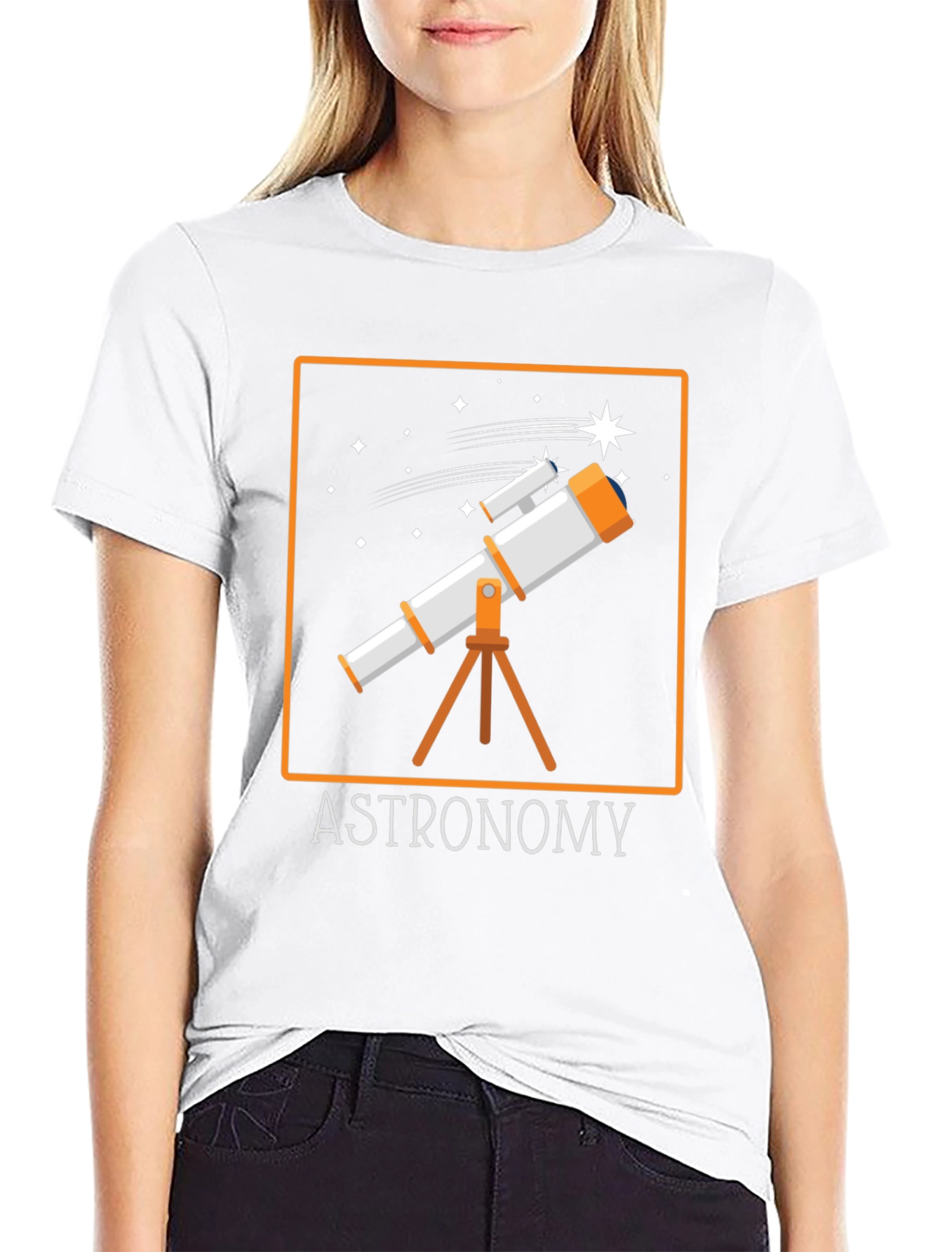 Astronomy Telescope Graphic T-Shirt