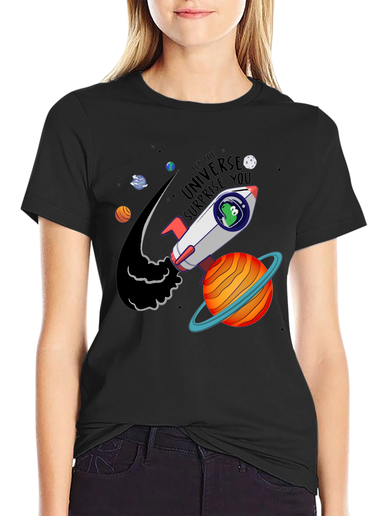 Space Adventure Tee: Let the Universe Surprise You!