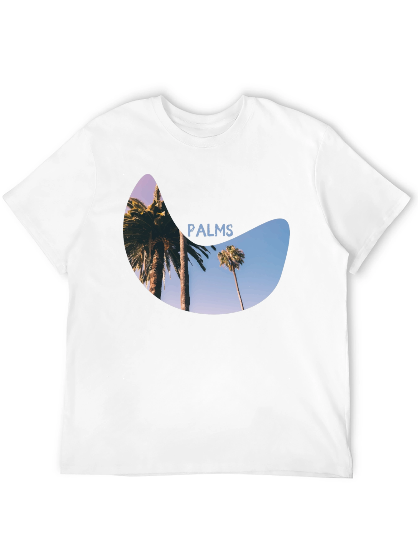 Palms Graphic Print Black T-Shirt