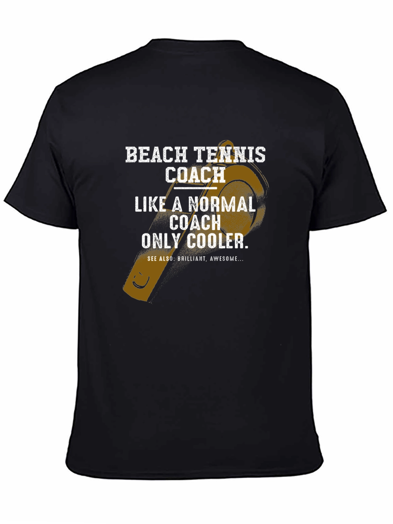 Beach Tennis Coach T-Shirt - Cool & Unique Design
