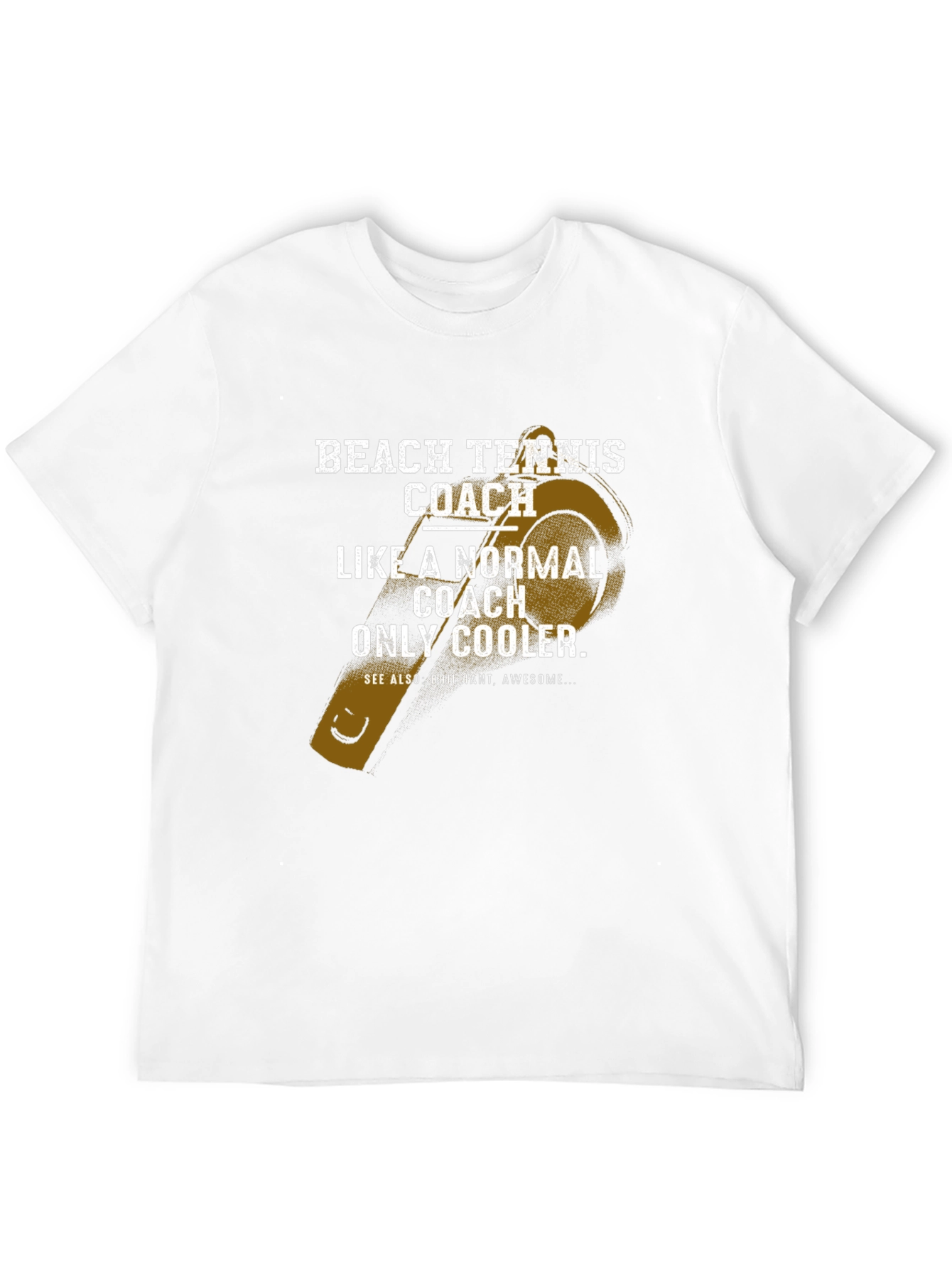 Beach Tennis Coach T-Shirt - Cool & Unique Design