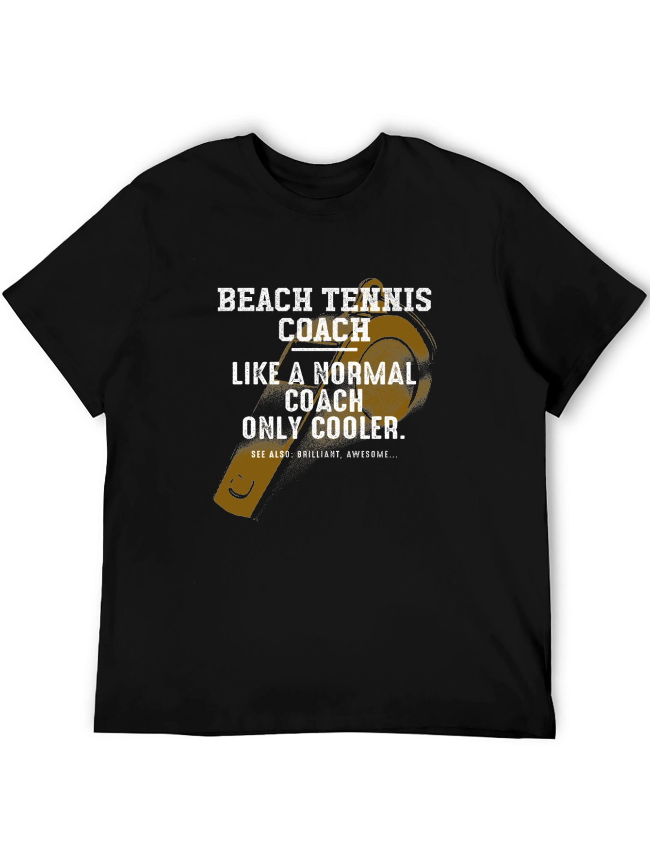 Beach Tennis Coach T-Shirt - Cool & Unique Design