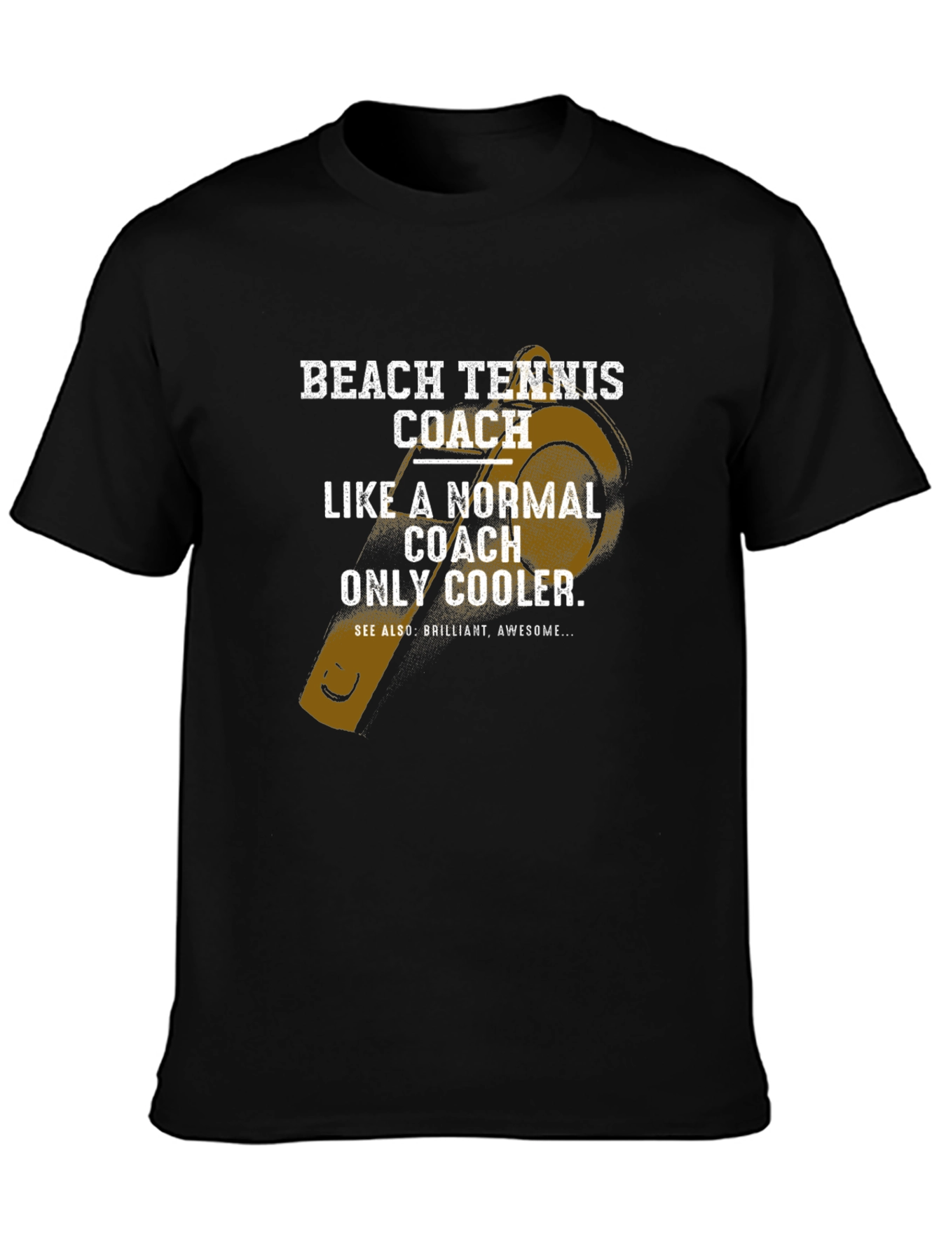 Beach Tennis Coach T-Shirt - Cool & Unique Design
