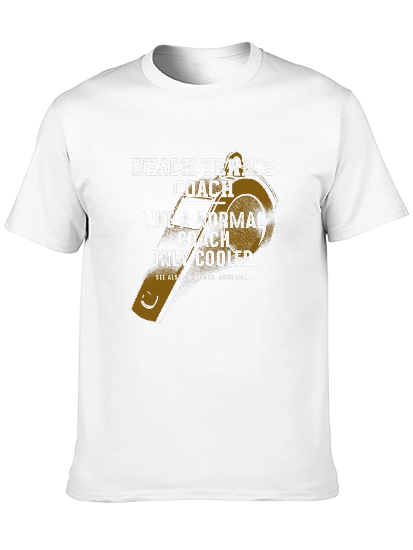 Beach Tennis Coach T-Shirt - Cool & Unique Design