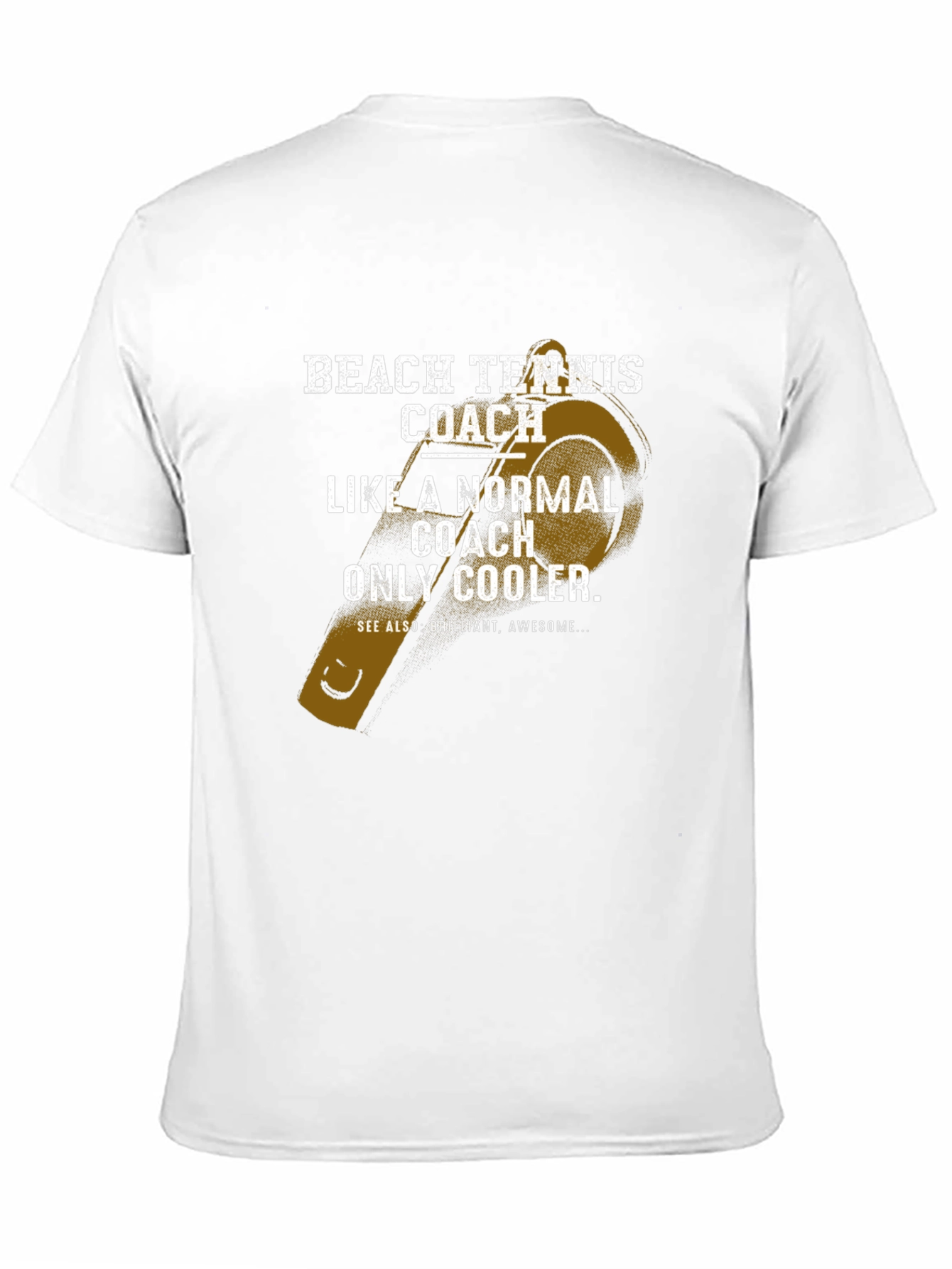 Beach Tennis Coach T-Shirt - Cool & Unique Design