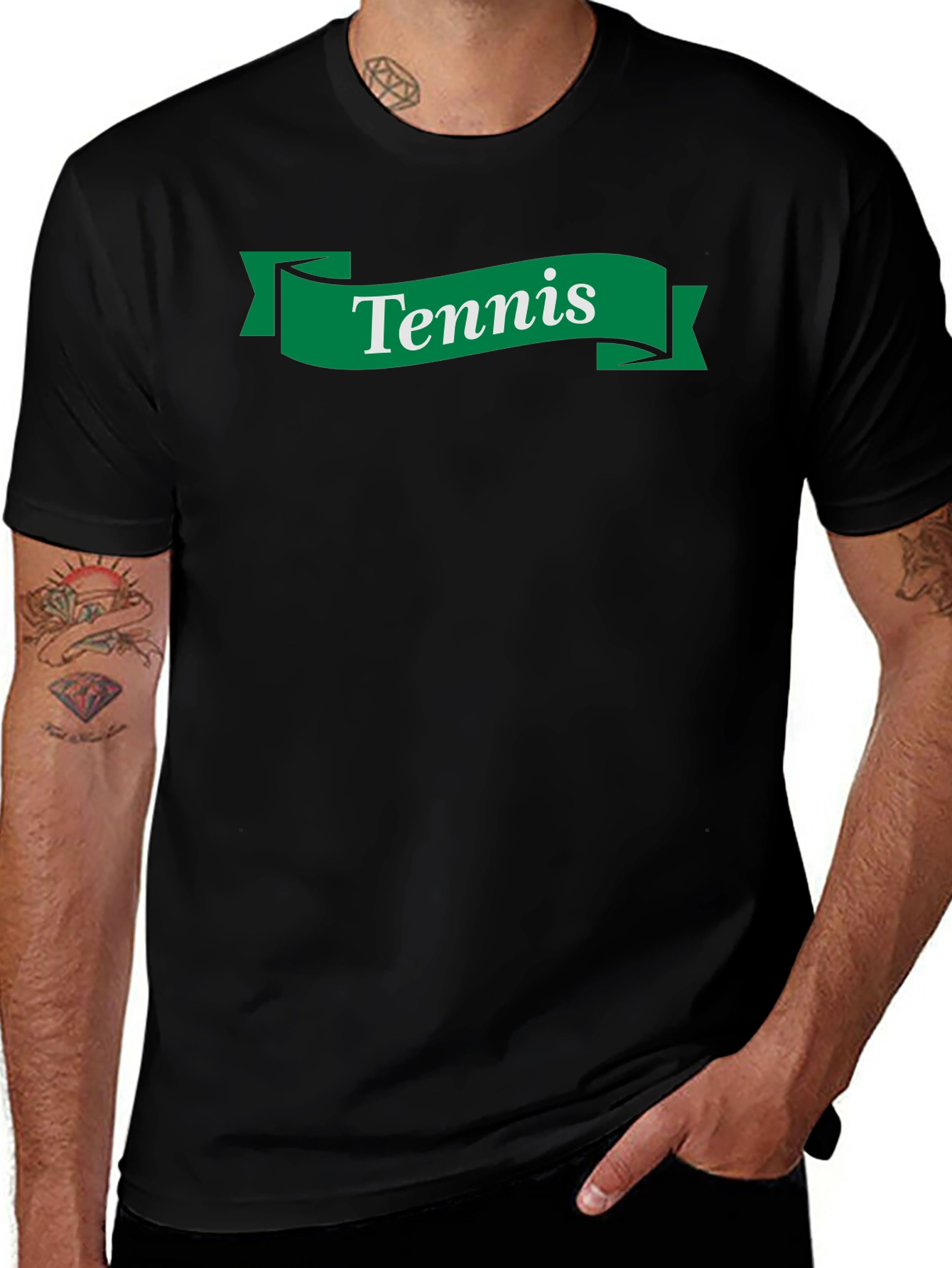 Tennis Banner Graphic T-Shirt