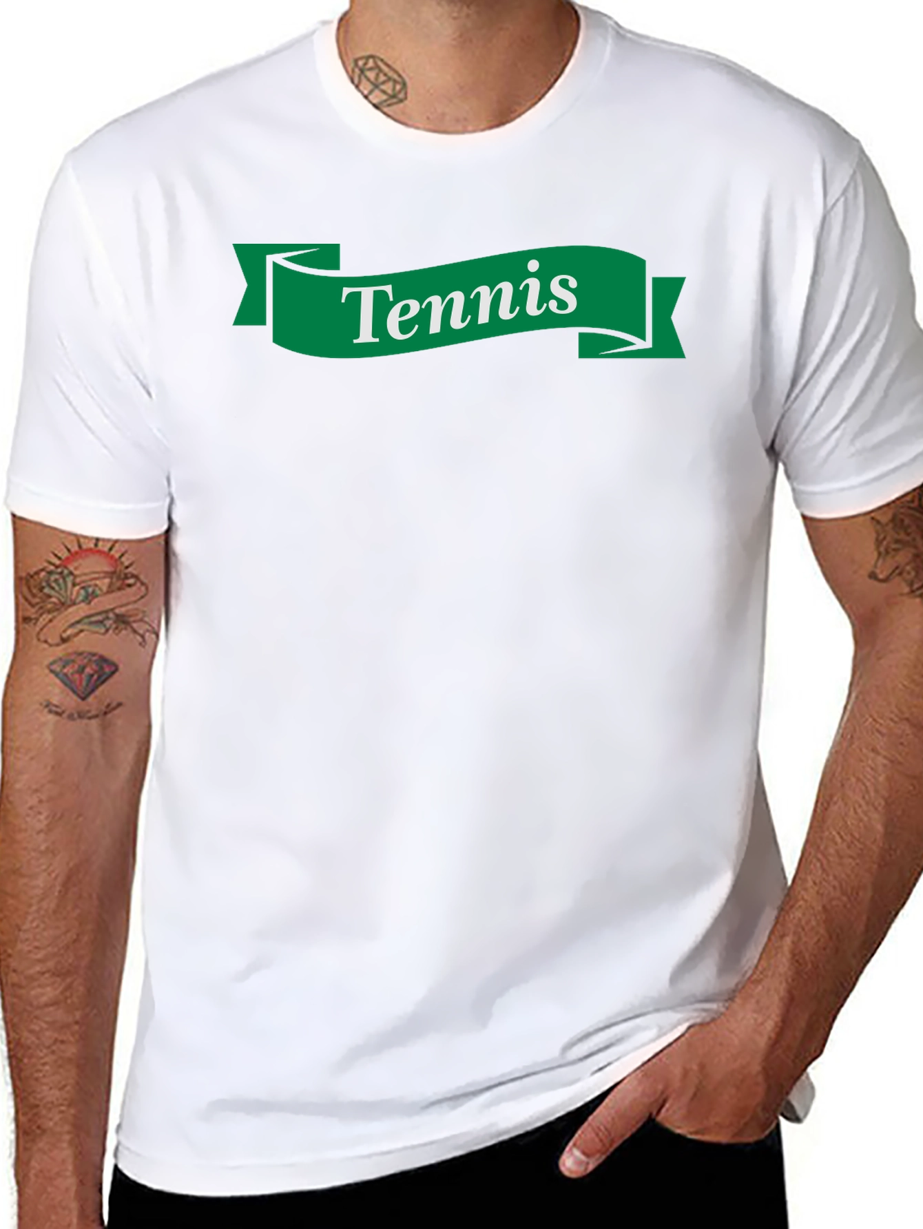 Tennis Banner Graphic T-Shirt