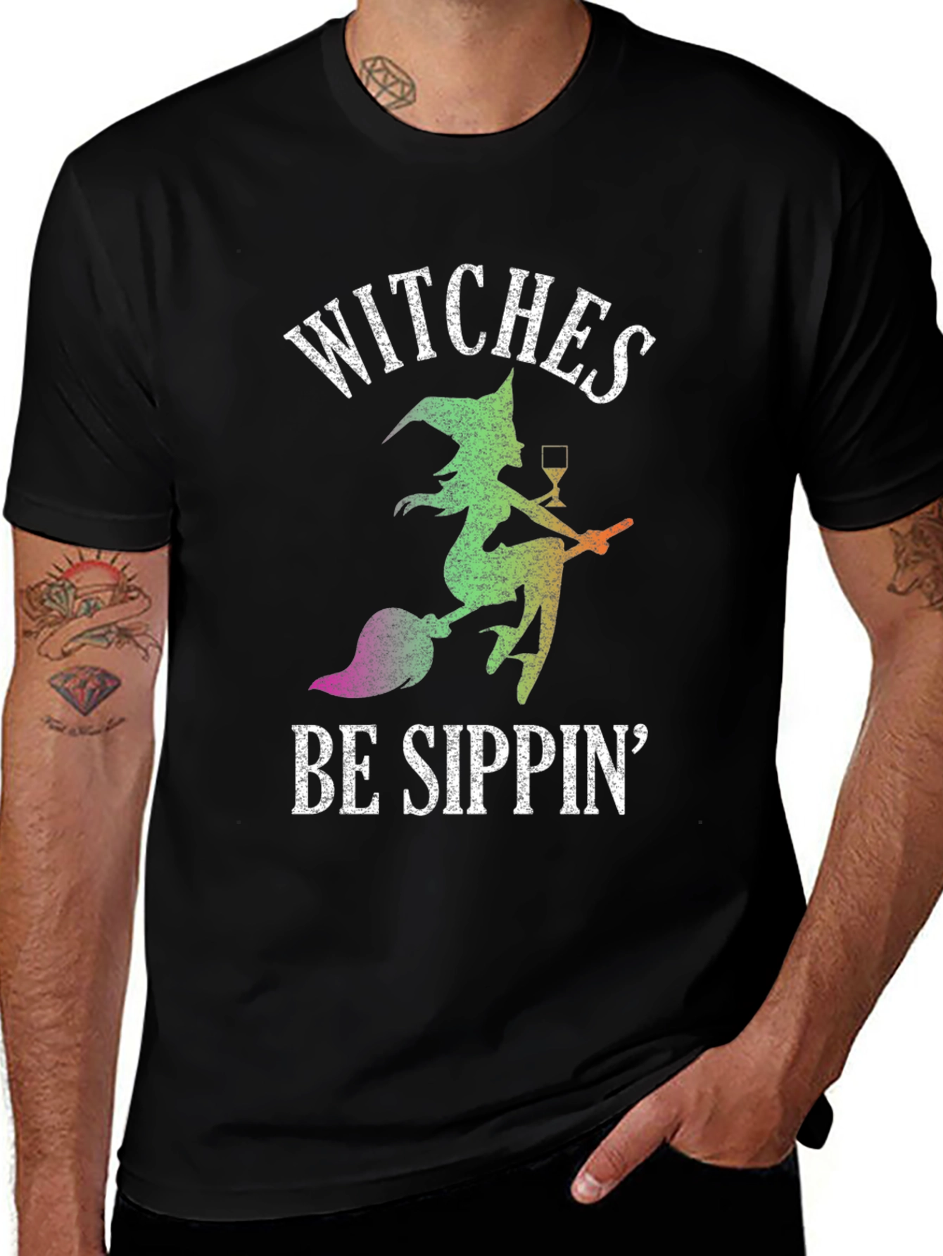 Witches Be Sippin Graphic T-Shirt