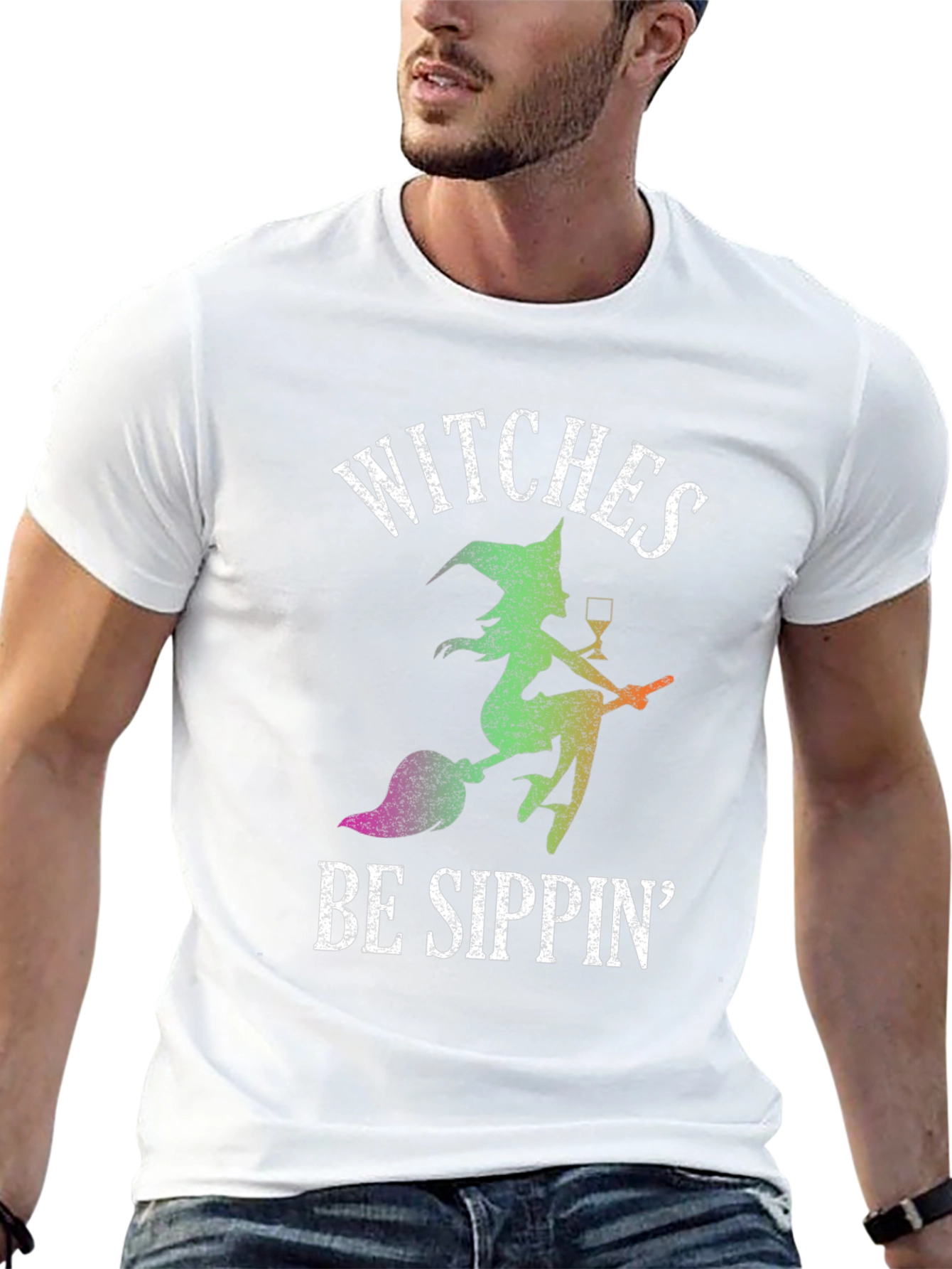 Witches Be Sippin Graphic T-Shirt
