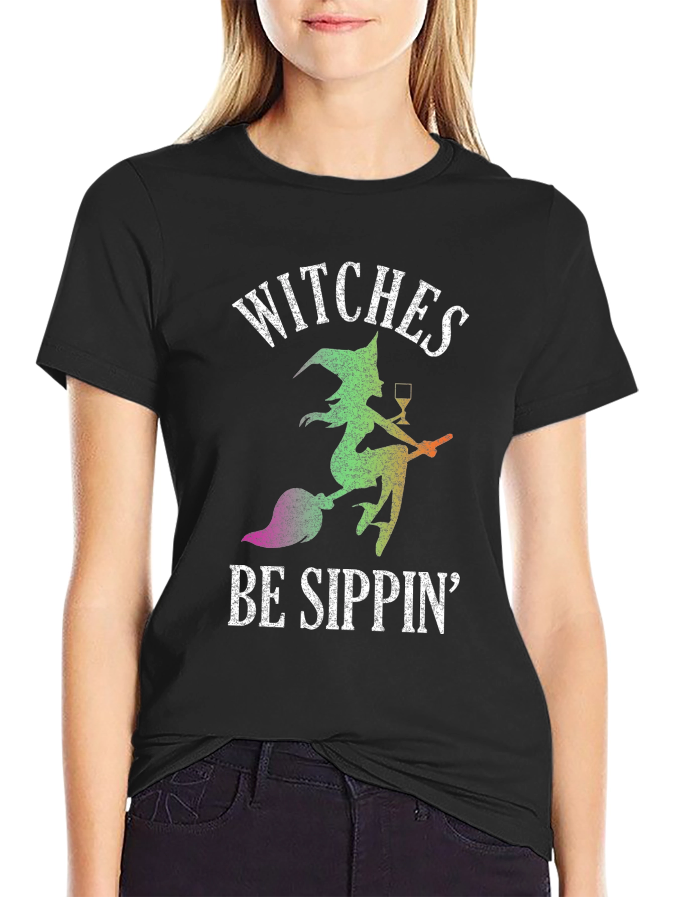 Witches Be Sippin Graphic T-Shirt