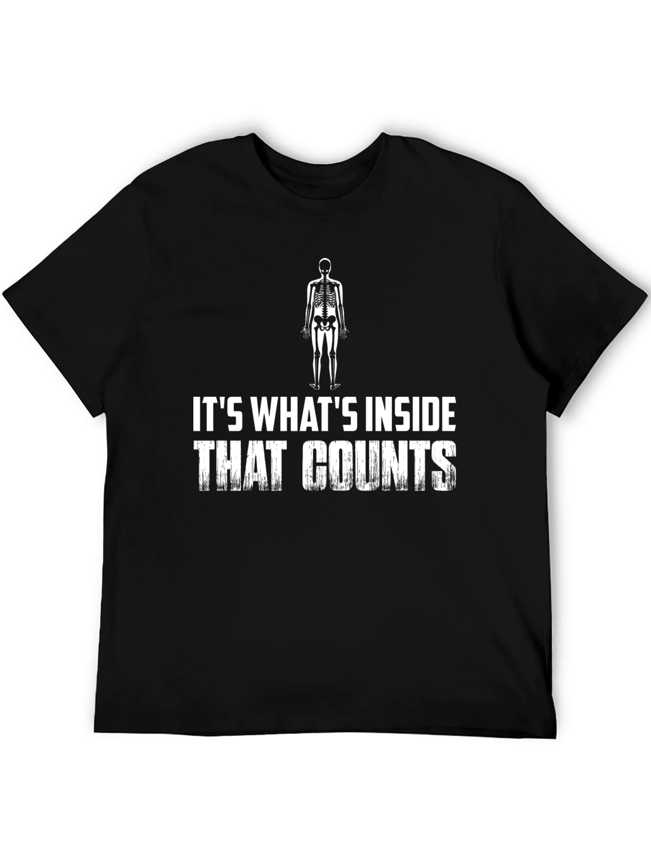 Funny Skeleton Inside Counts T-Shirt