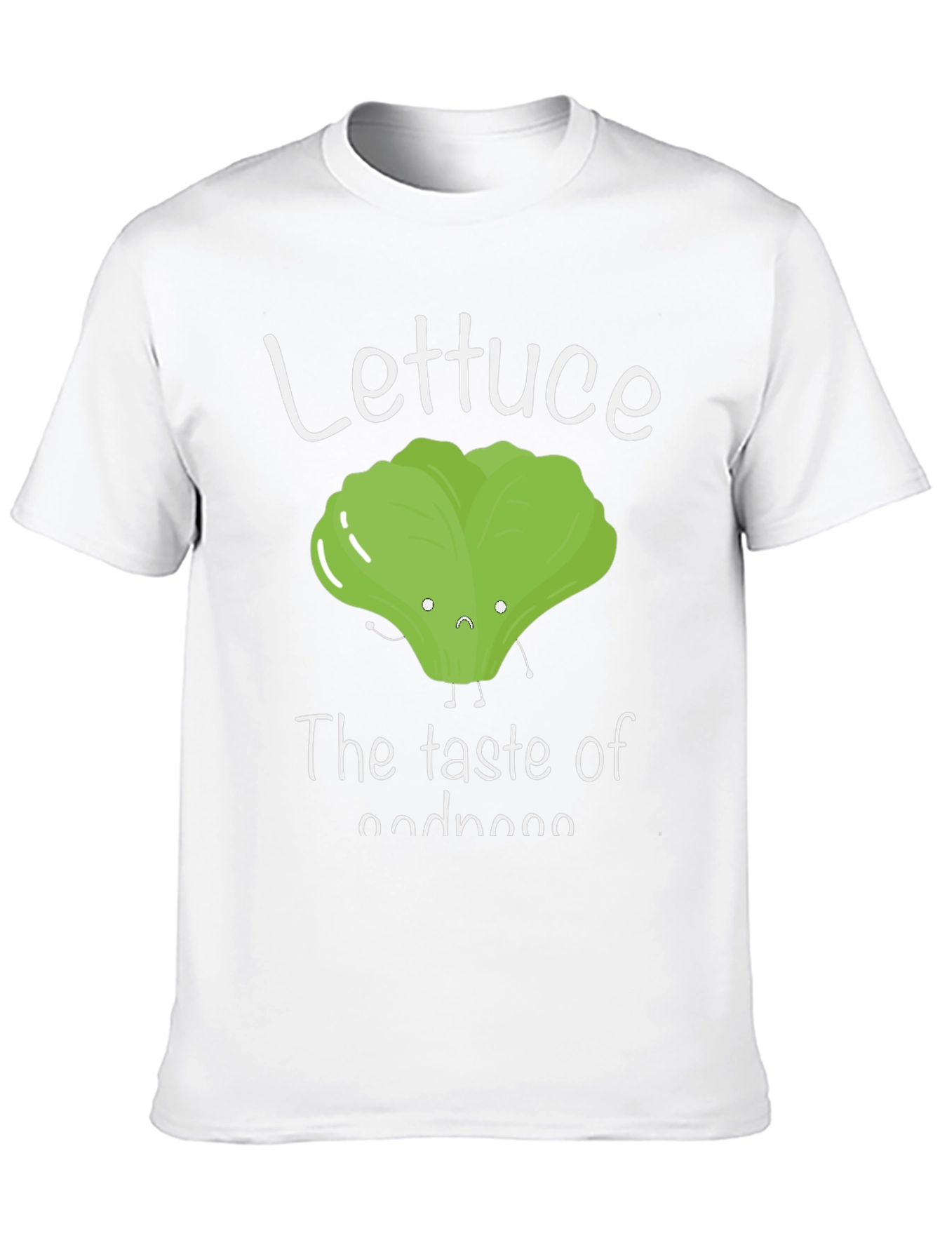Lettuce The Taste of Goodness Funny Graphic Tee
