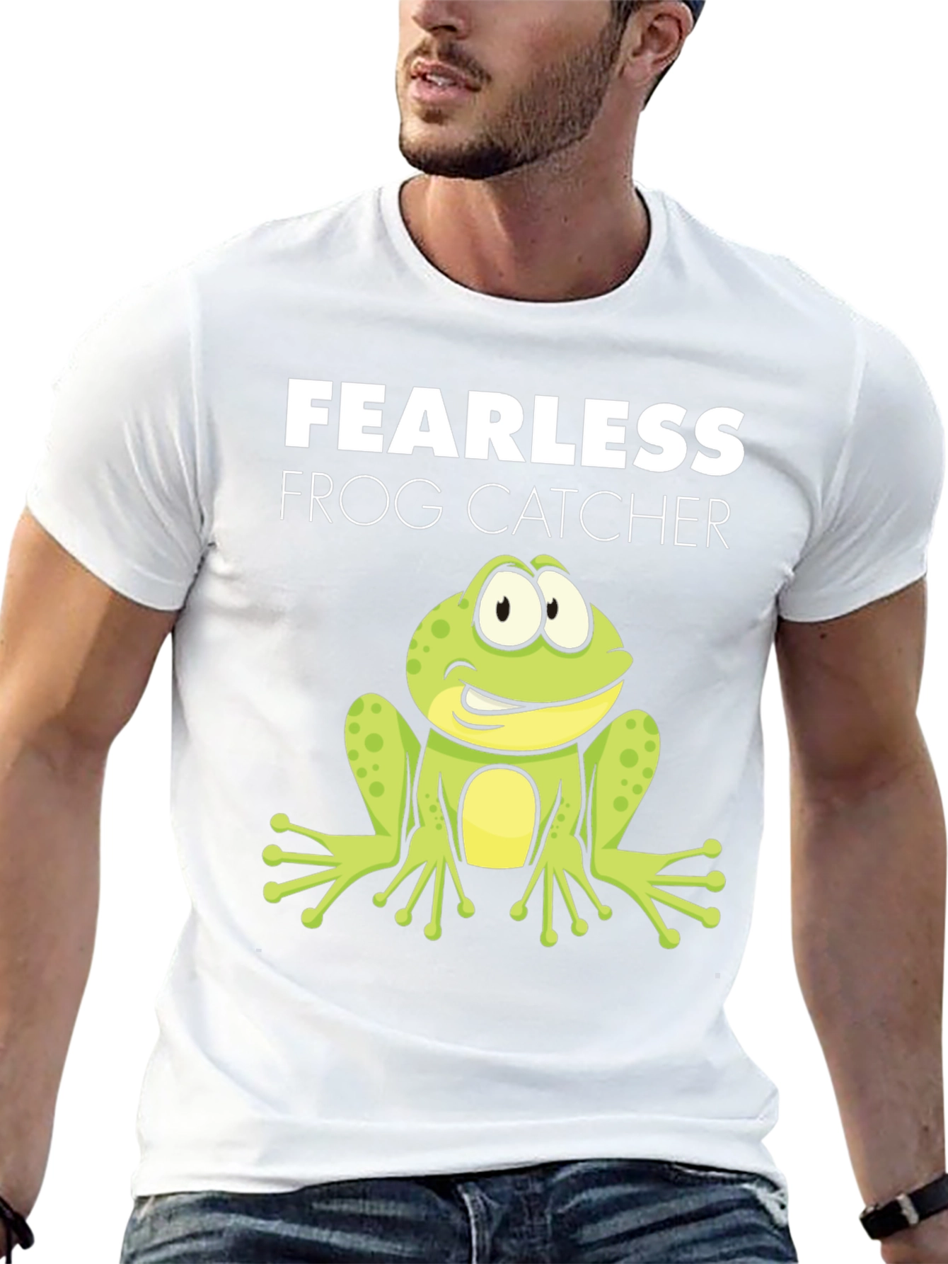 Fearless Frog Catcher Graphic T-Shirt