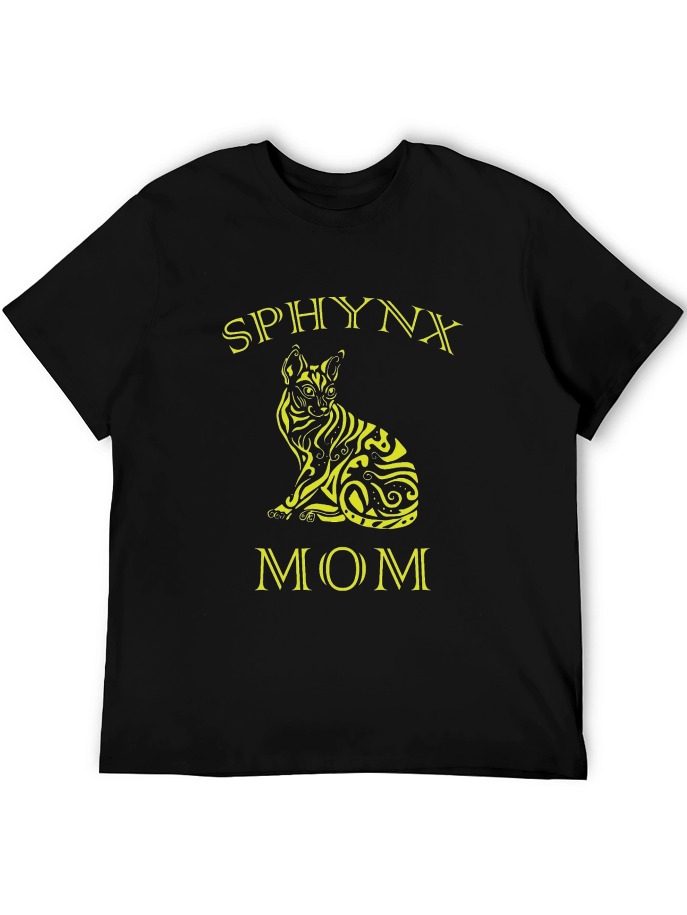 Sphynx Cat Mom T-Shirt - Black