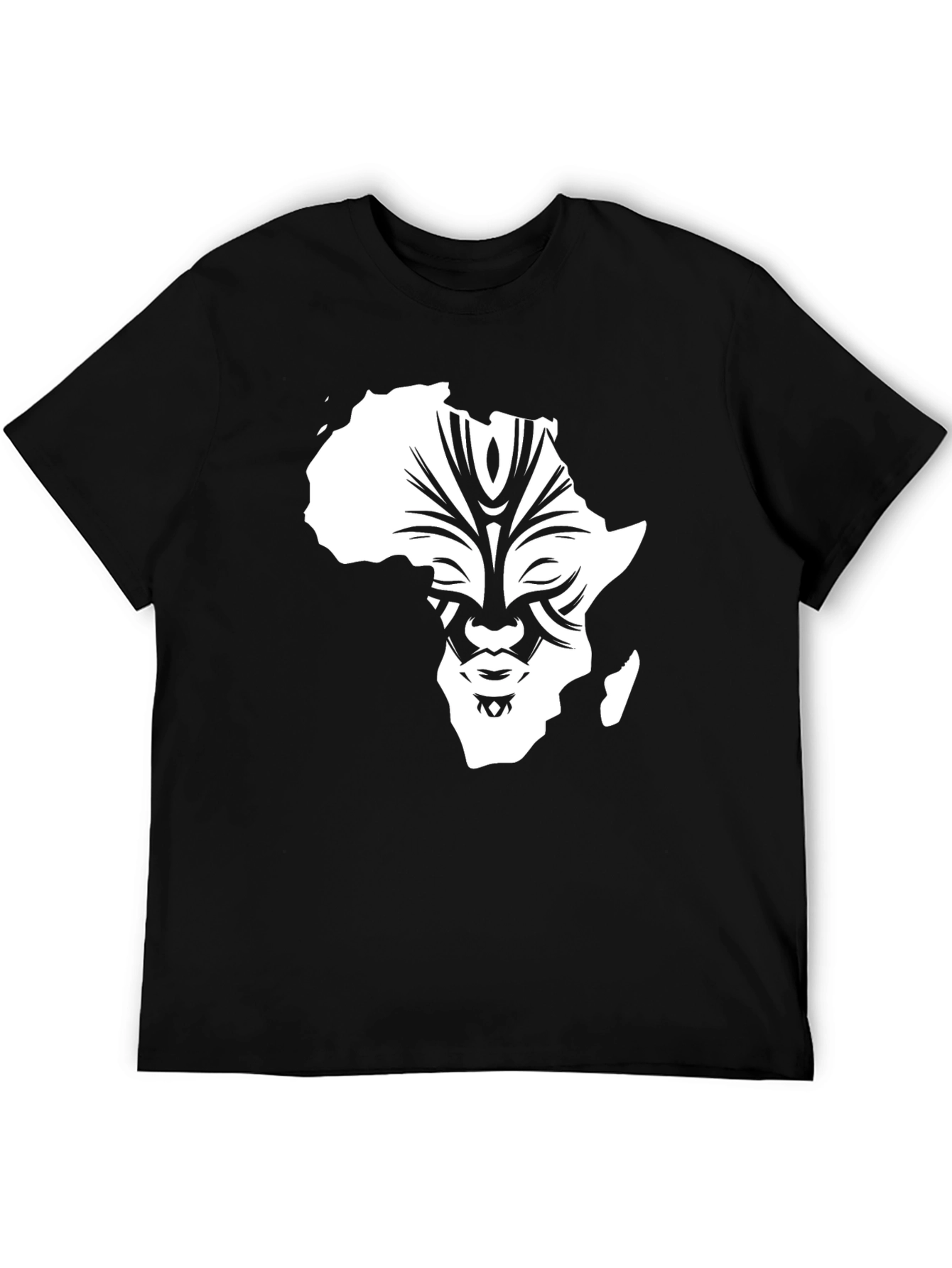 Tribal Africa T-Shirt - Black Graphic Tee