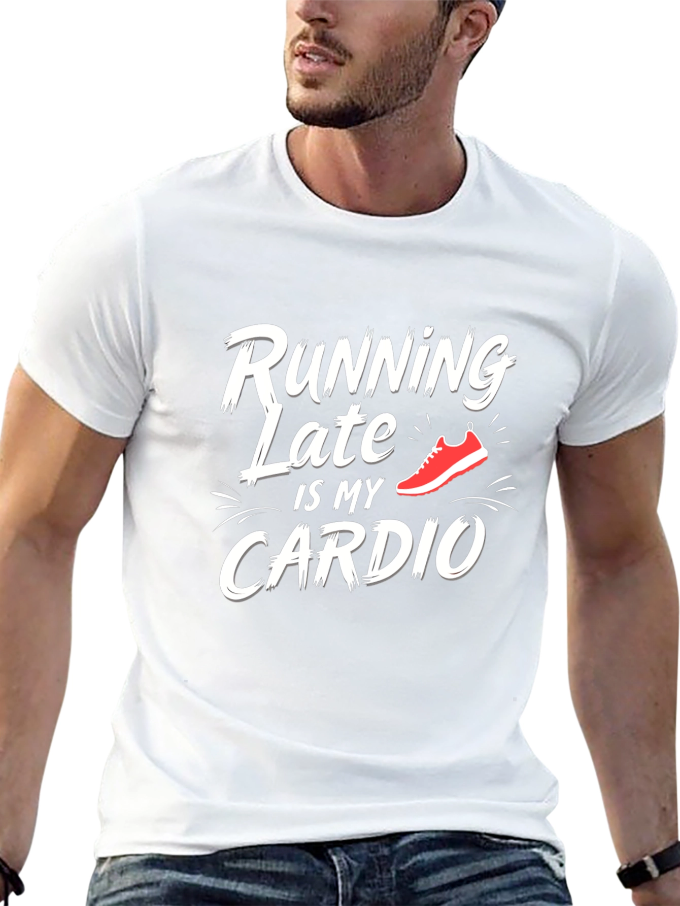 Running Late Cardio Graphic T-Shirt